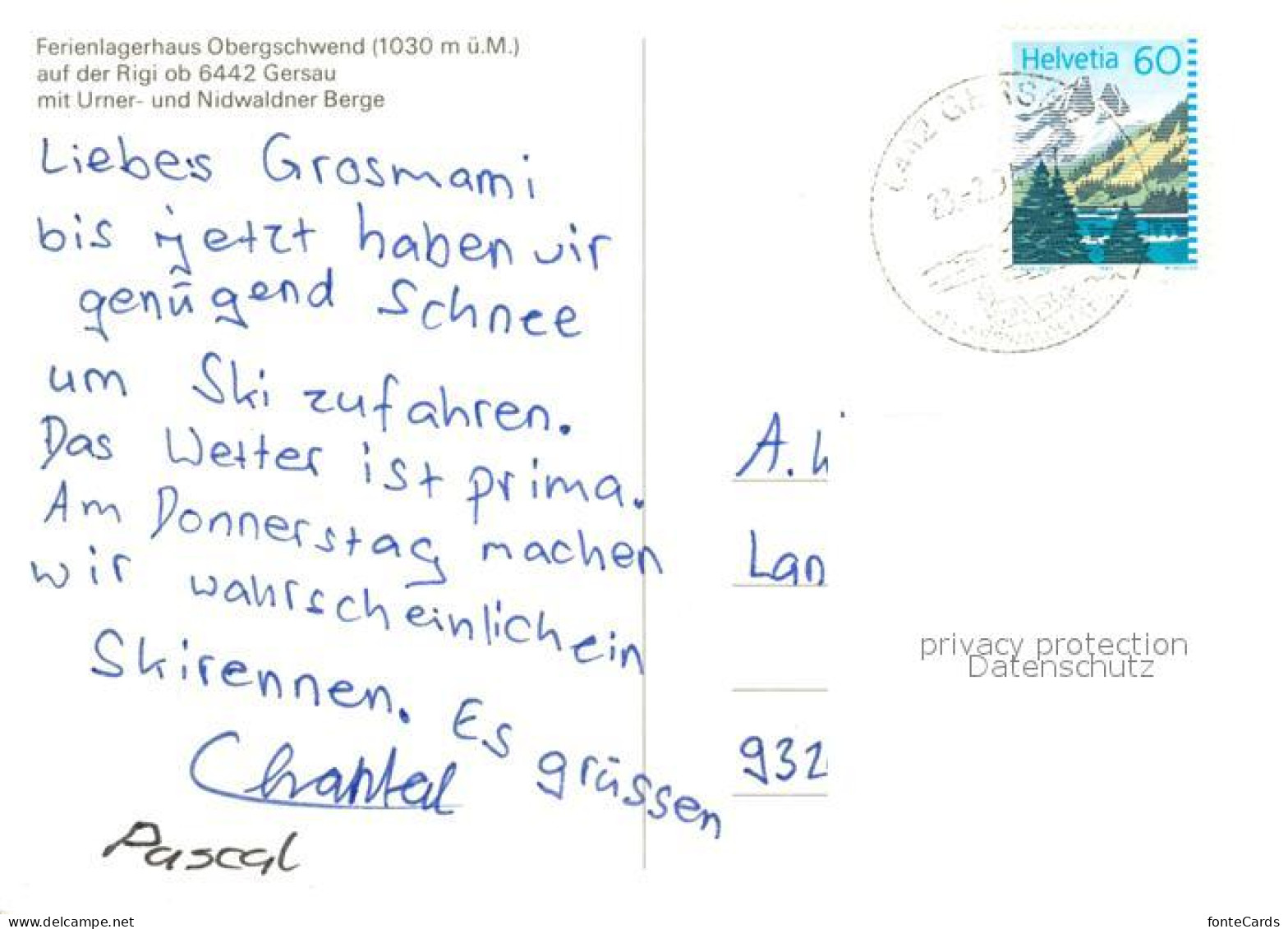 13197987 Gersau Vierwaldstaettersee Ferienlagerhaus Obergschwend Winter Gersau V - Other & Unclassified