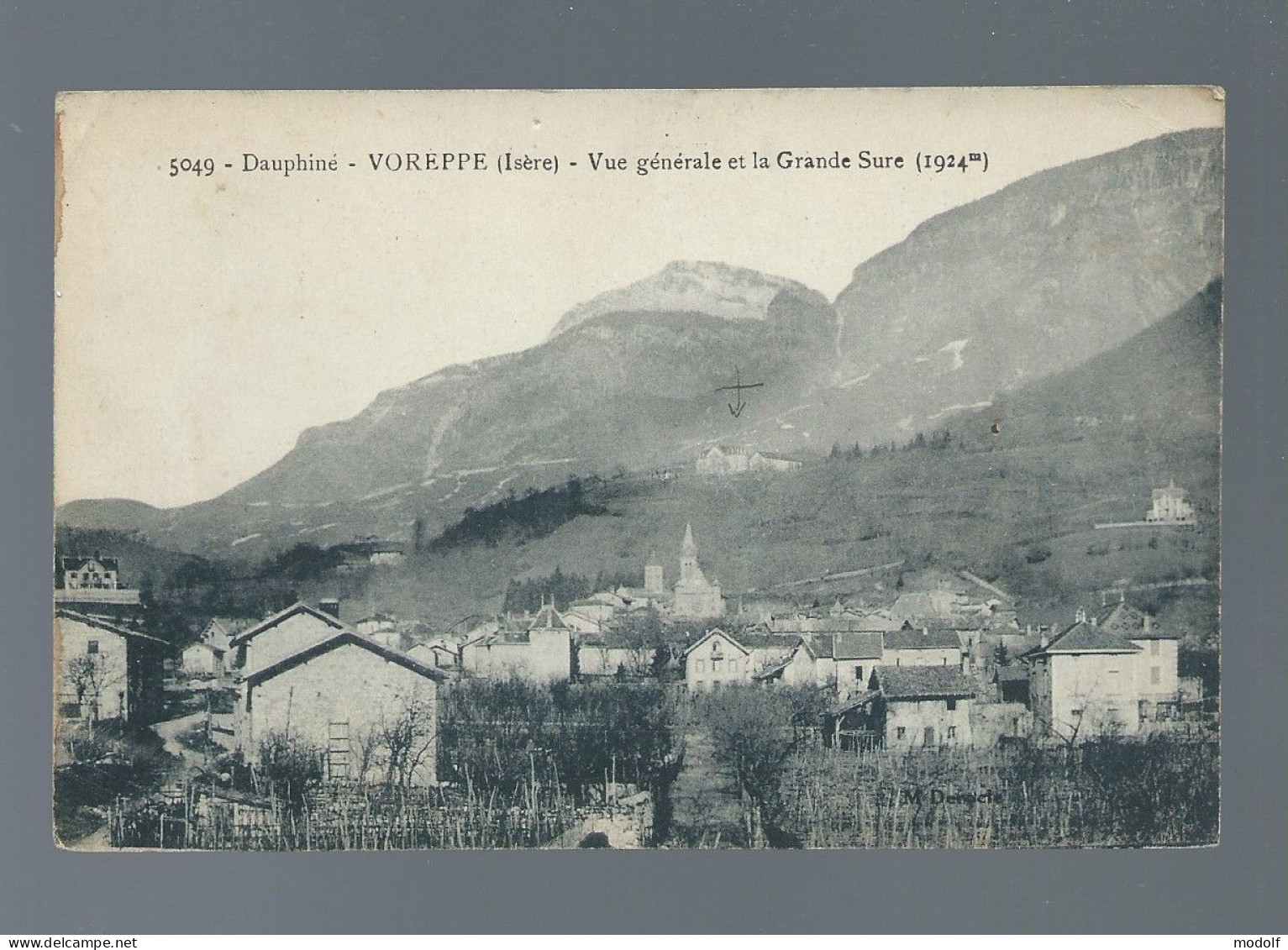 CPA - 38 - Voreppe - Vue Générale Et La Grande Sure - Circulée En 1924 - Voreppe