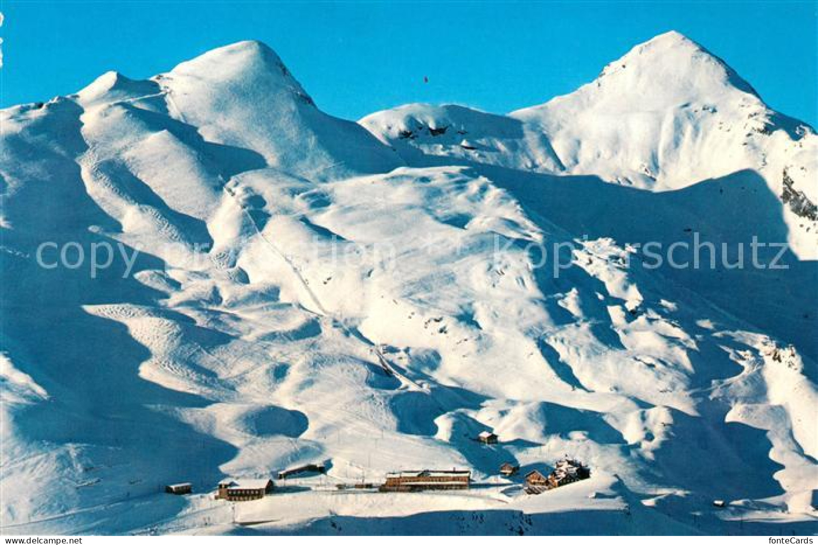 13192919 Kleine Scheidegg Interlaken Lauberhorn Skilift Tschuggen Winter Kleine  - Autres & Non Classés