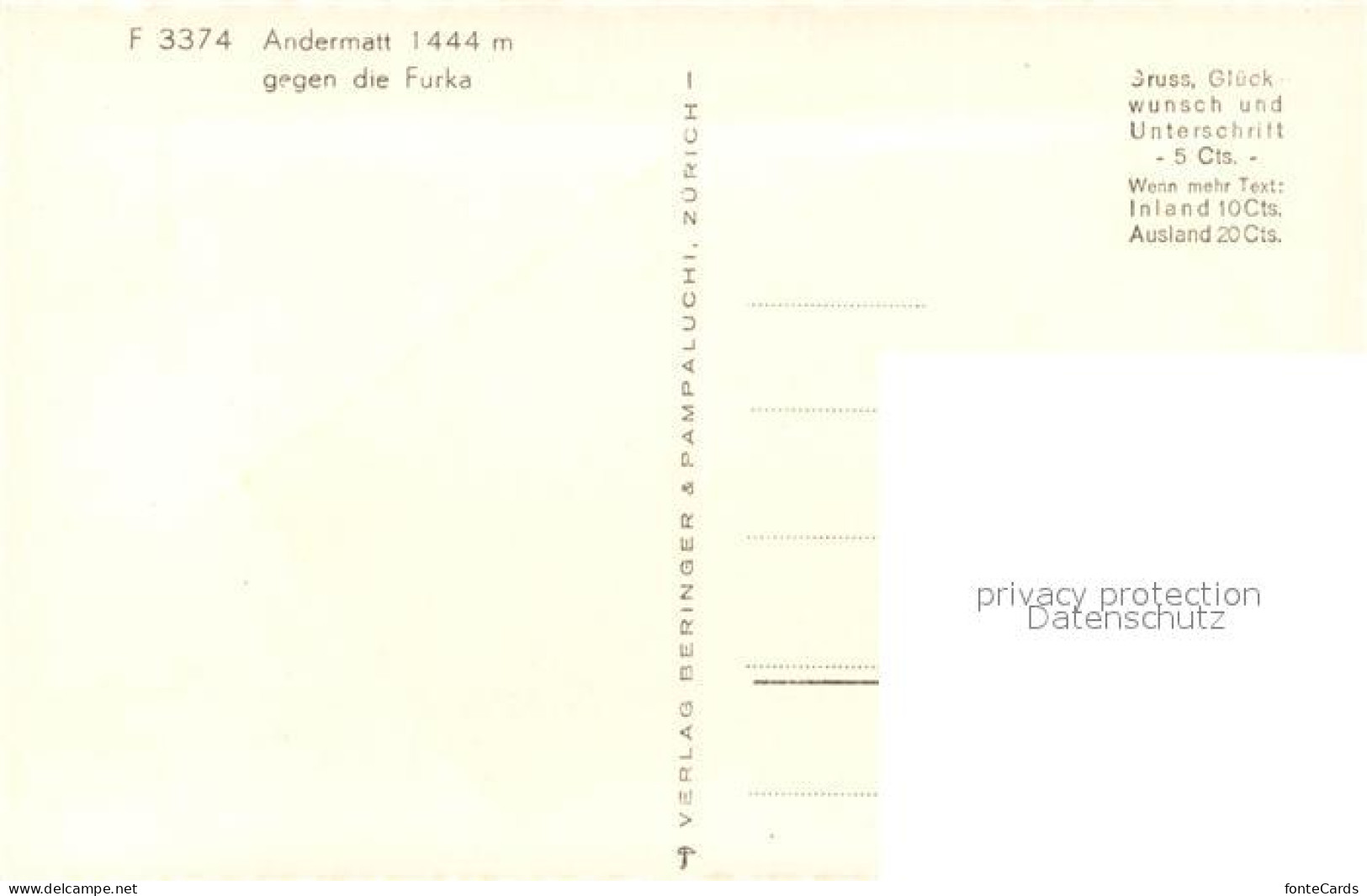 13192077 Andermatt Mit Furka Andermatt - Autres & Non Classés
