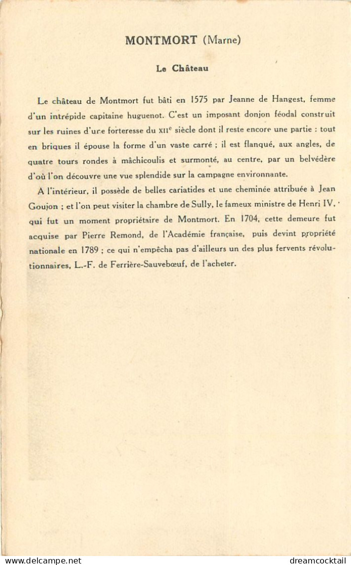 Top Promo 9 Cpa CHATEAUX Différents De La France Avec Notice Au Verso - Castles