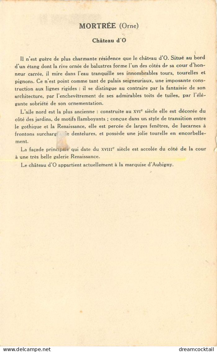 Top promo 9 cpa CHATEAUX différents de la France avec notice au verso