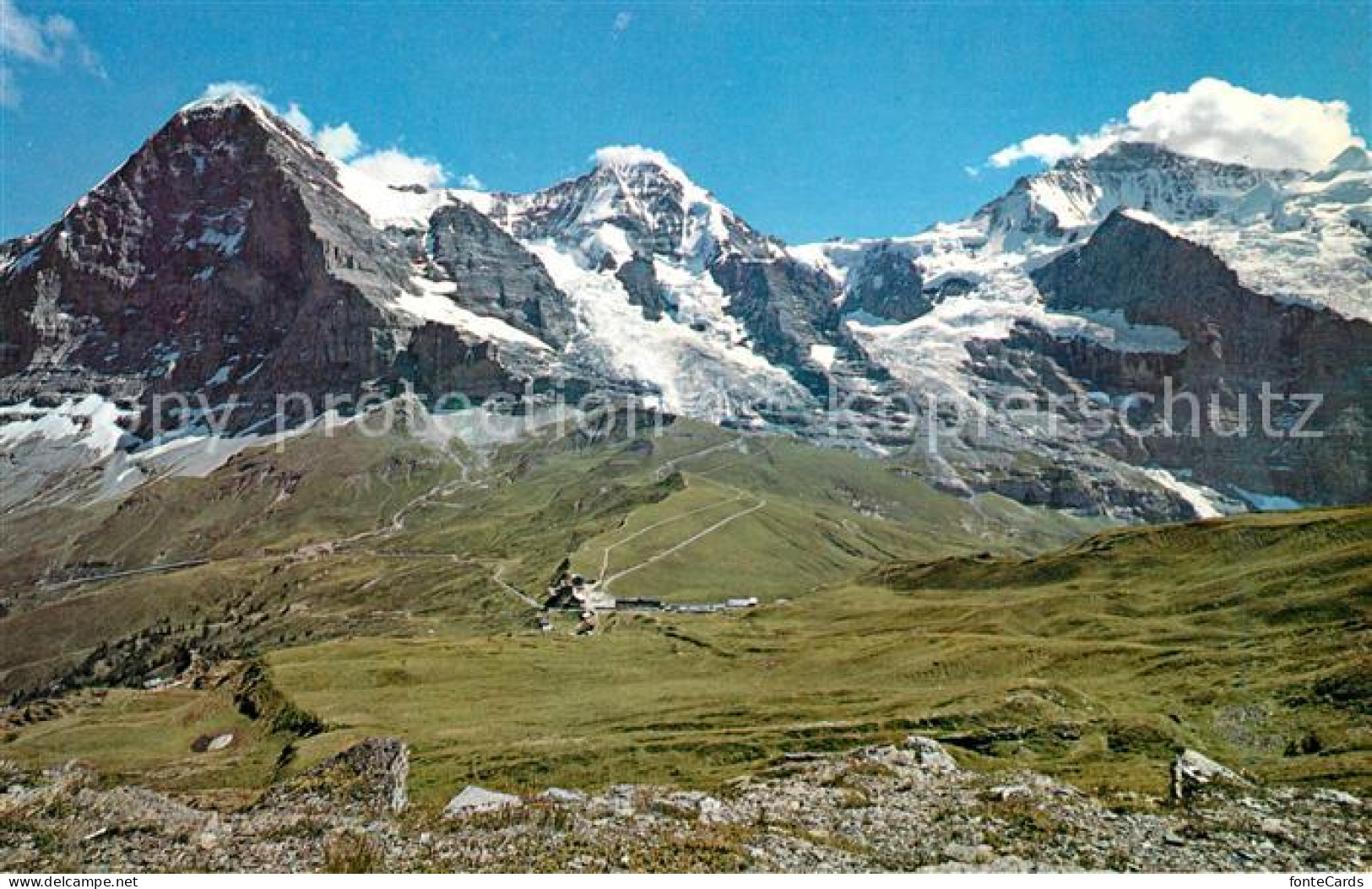 13191959 Kleine Scheidegg Interlaken Mit Eiger Moench Und Jungfrau Kleine Scheid - Altri & Non Classificati