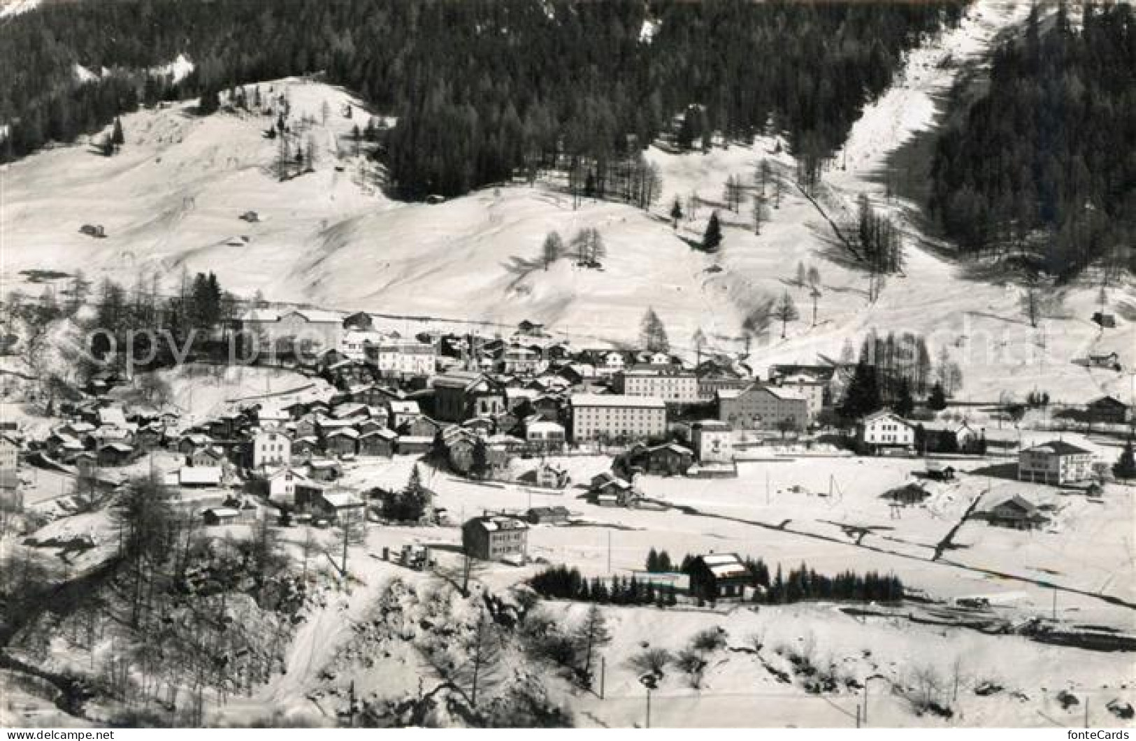 13191937 Leukerbad Dorfansicht Leukerbad - Other & Unclassified