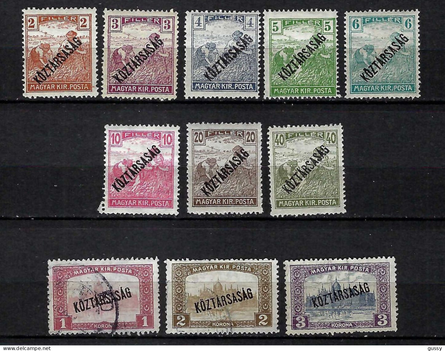 HONGRIE Ca.1918: Lot De Neufs* Et Obl. - Unused Stamps