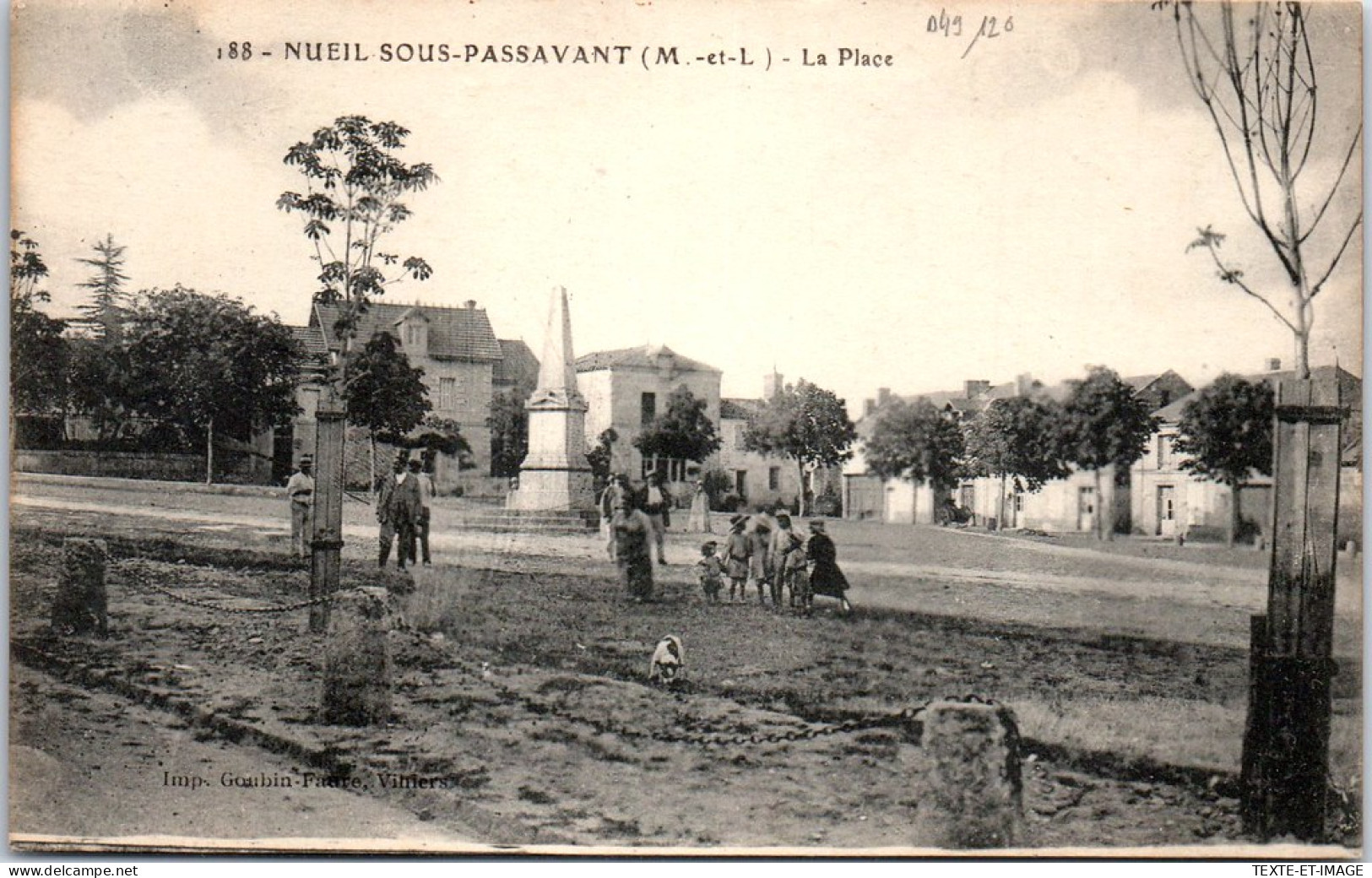 49 NEUIL SOUS PASSAVANT - La Place  - Altri & Non Classificati