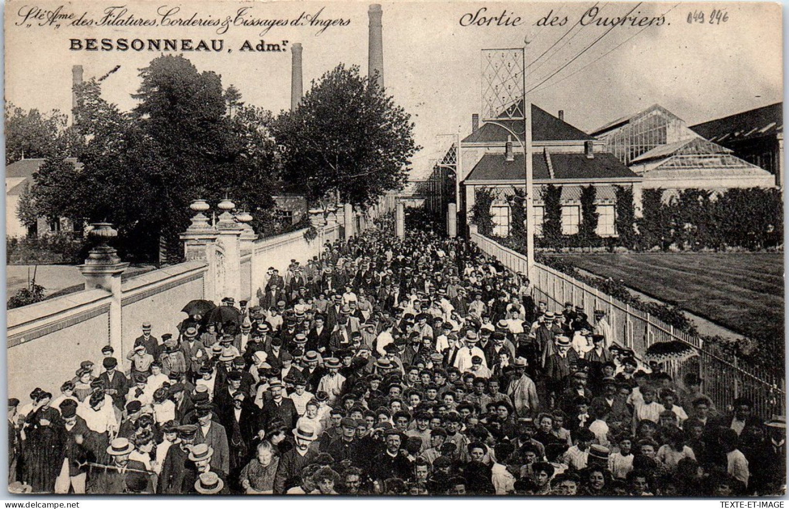 49 ANGERS - Sortie Des Ouvriers Des Etablissements BESSONNEAU  - Angers