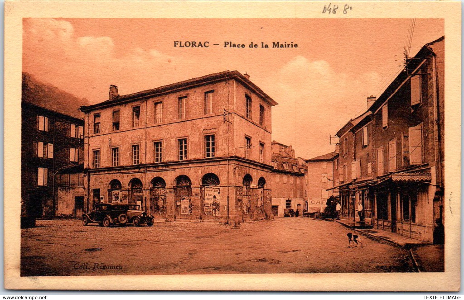 48 FLORAC - Vue De La Place De La Mairie  - Altri & Non Classificati