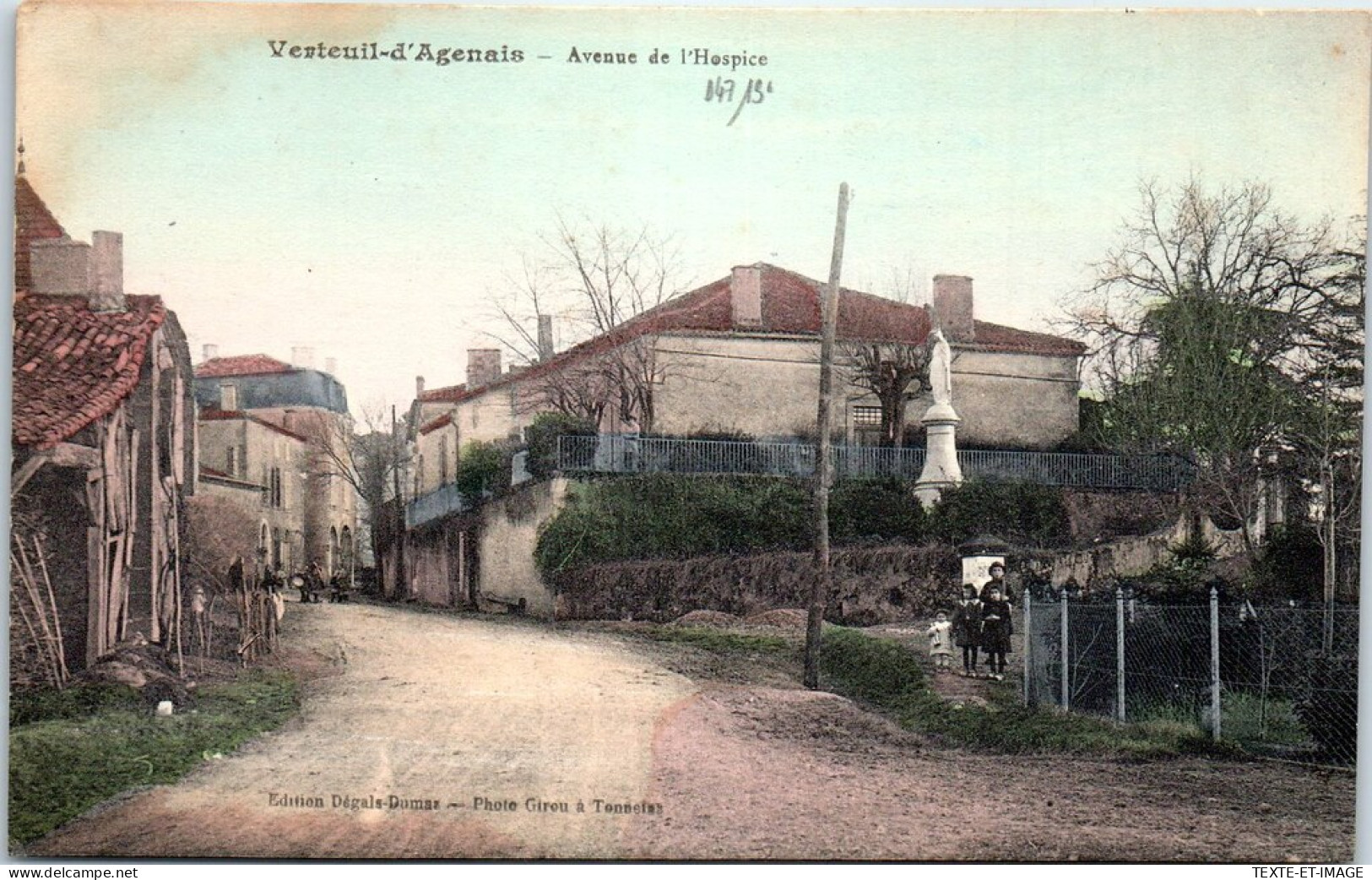 47 VERTEUIL D'AGENAIS - Avenue De L'hospice. - Other & Unclassified