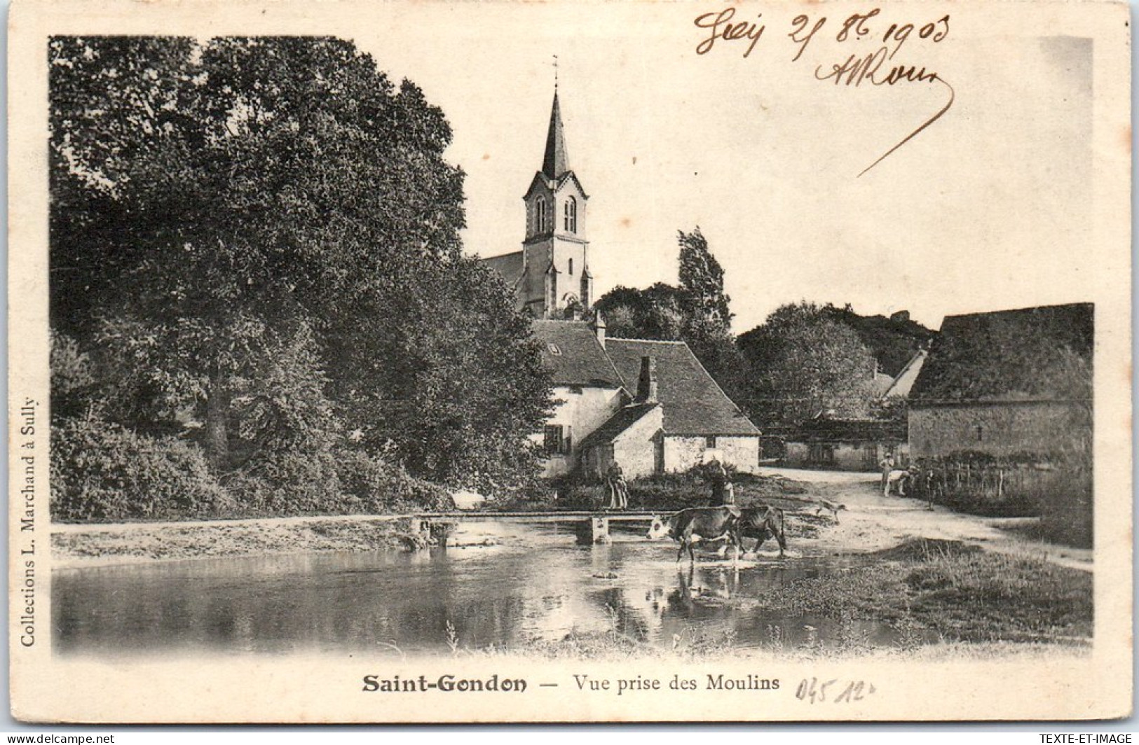 45 SAINT GONDON - Vue Prise Des Moulins  - Other & Unclassified