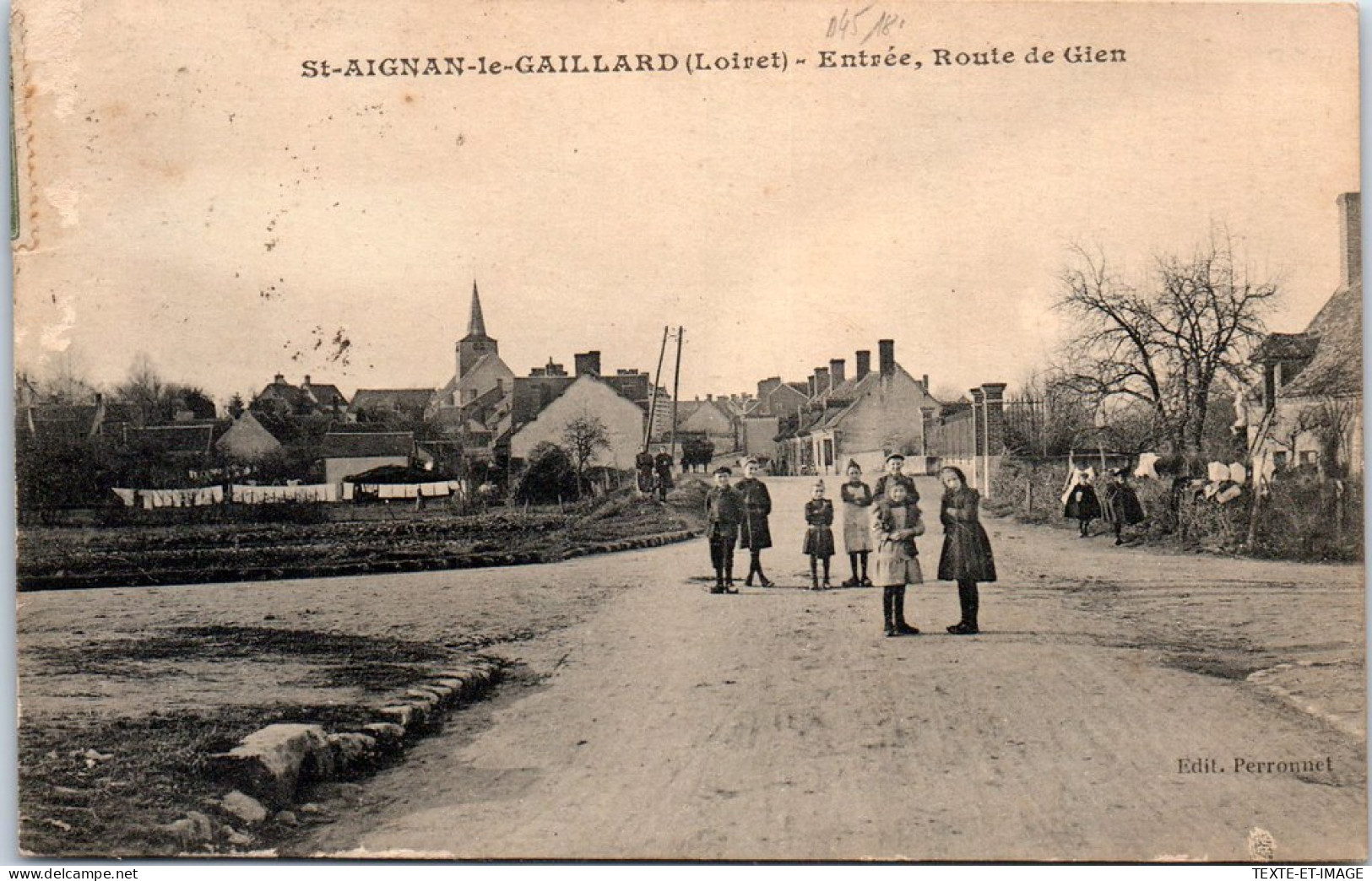 45 SAINT AIGNAN LE JAILLARD - L'entree, Route De Gien  - Other & Unclassified