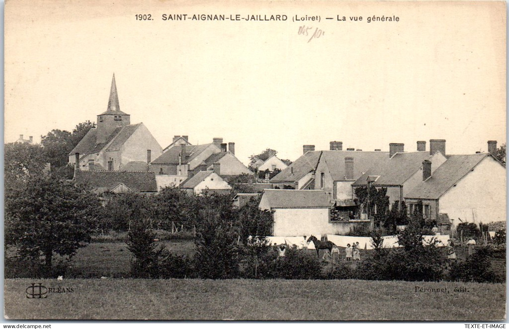 45 SAINT AIGNAN LE JAILLARD - La Vue Generale - Other & Unclassified