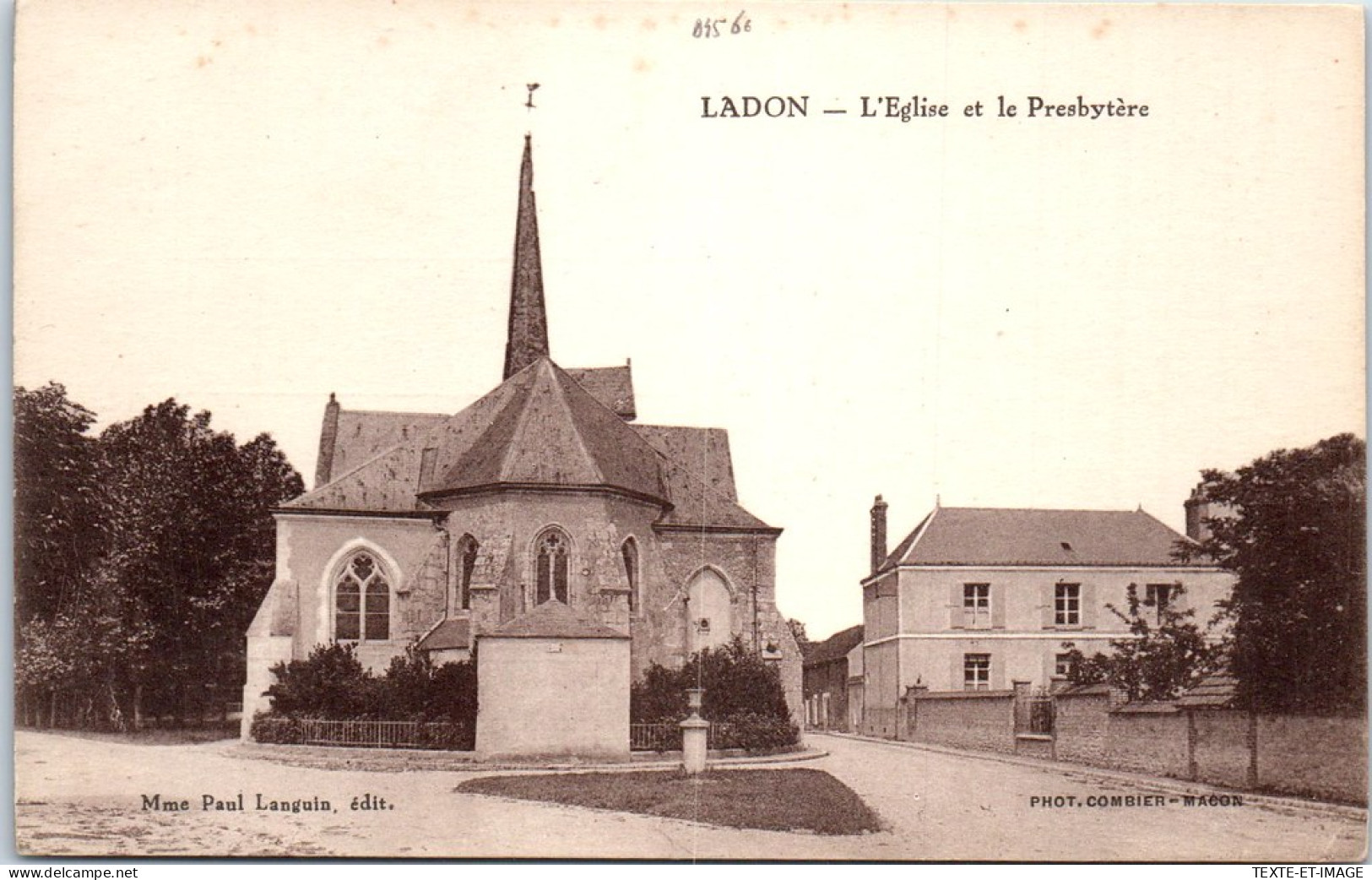 45 LADON - L'eglise Et Le Presbytere. - Other & Unclassified