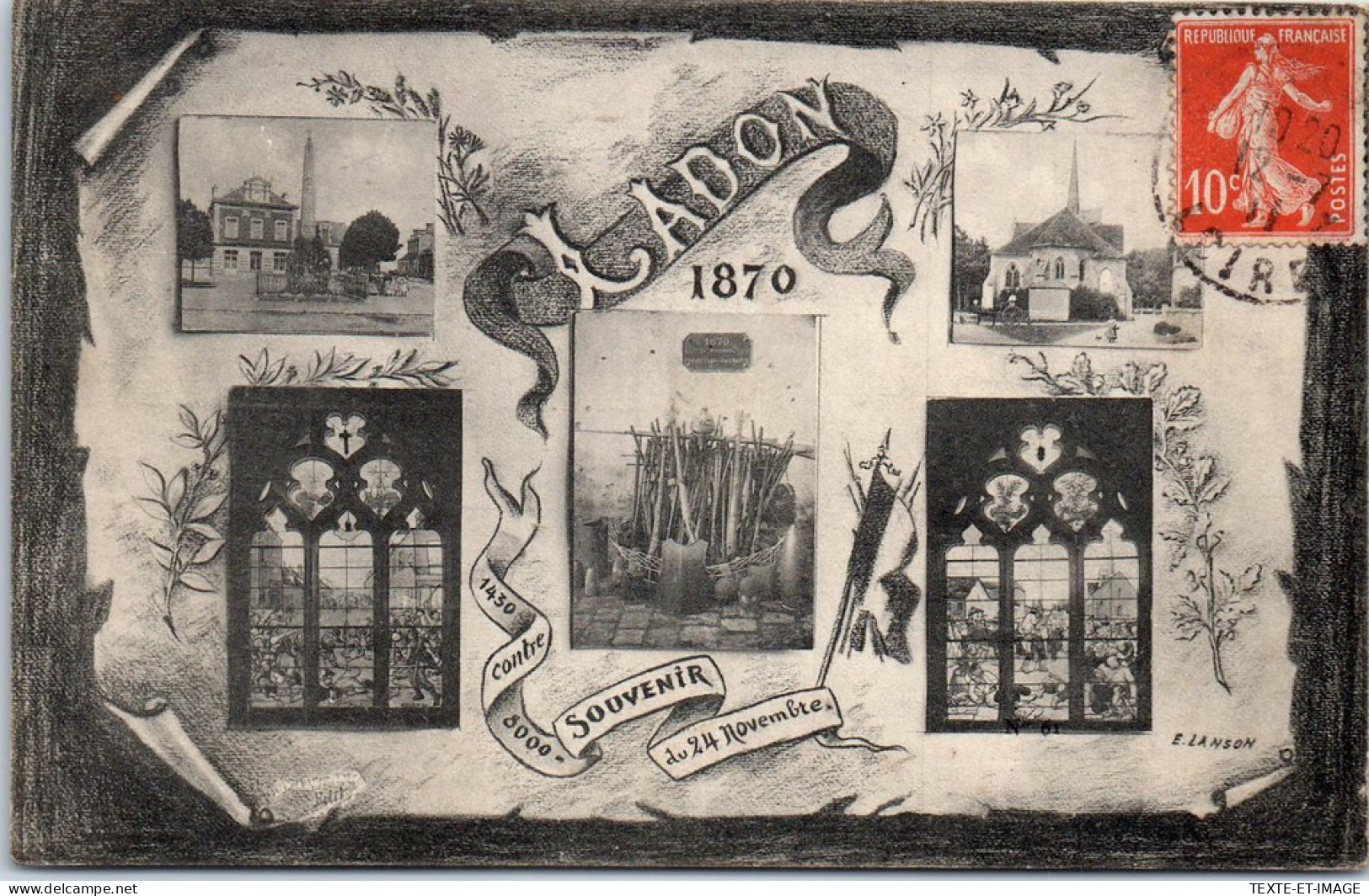 45 LADON - Carte Souvenir Des Combats Du 24 Novembre 1870 - Andere & Zonder Classificatie