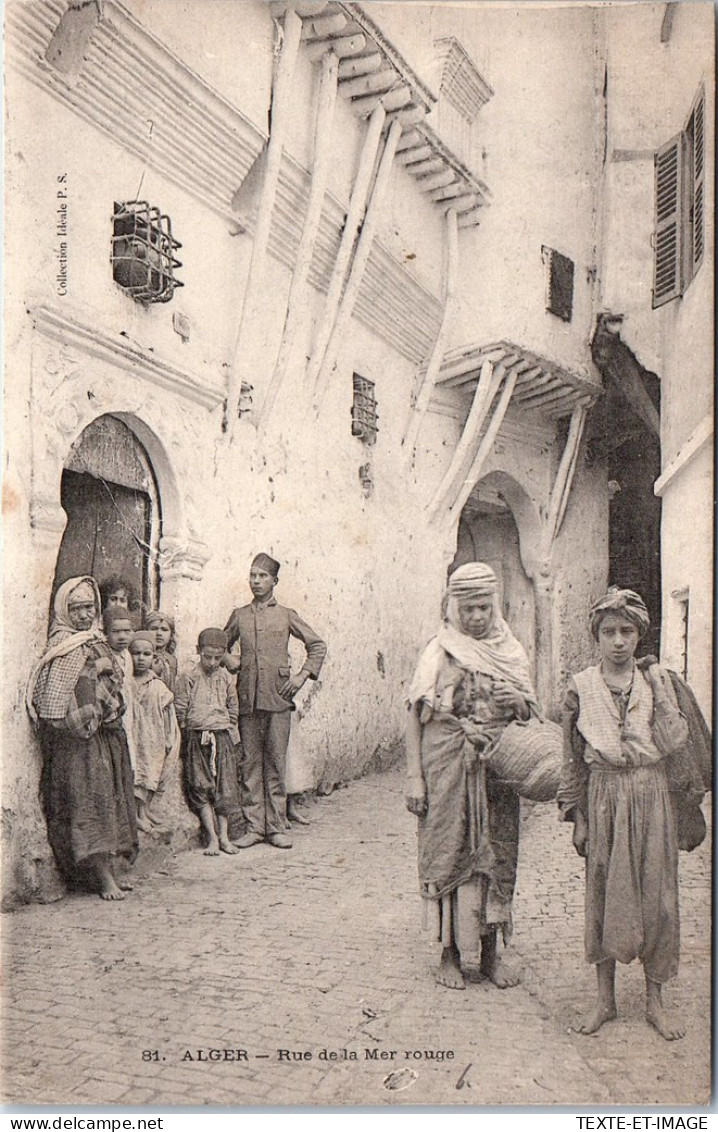 ALGERIE - Un Coin De La Rue De La Mer Rouge  - Szenen