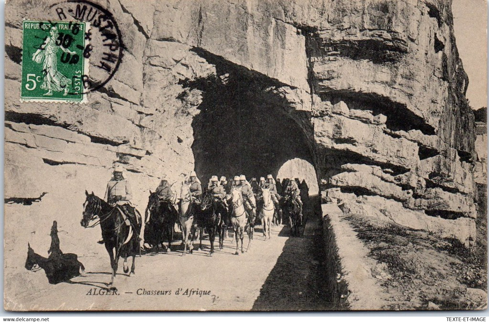 ALGERIE - Colonne De Chasseurs D'afrique  - Sonstige & Ohne Zuordnung