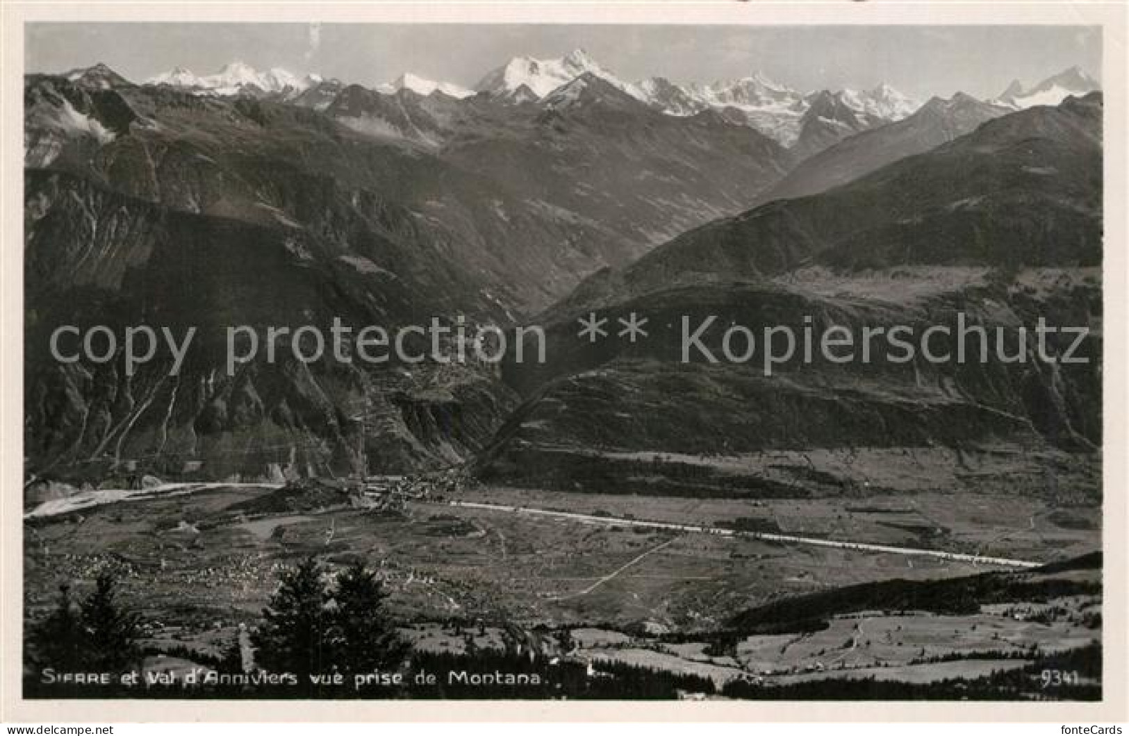 13191899 Sierre VS Val D’Anniviers Vue Prise De Montana Sierre VS - Autres & Non Classés