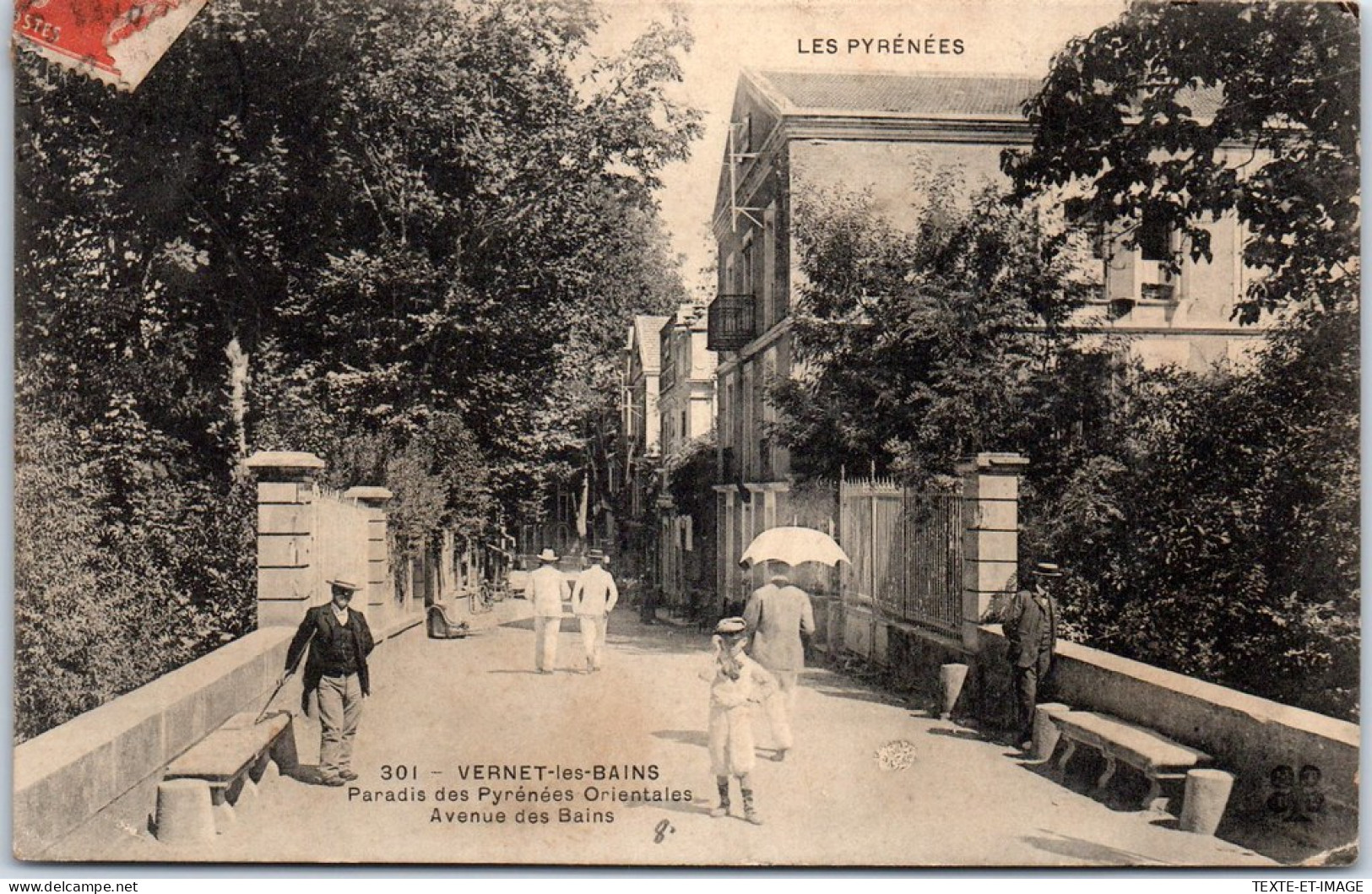 66 VERNET LES BAINS - L'avenue Des Bains. - Other & Unclassified