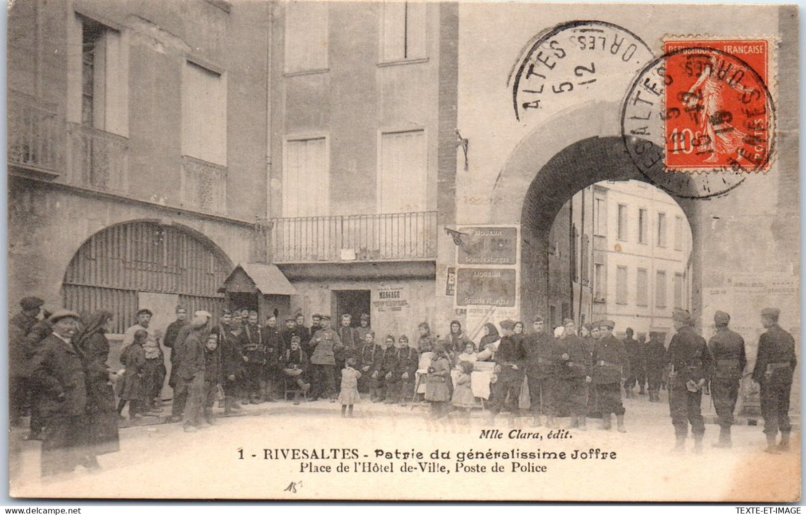 66 RIVESALTES - Place De L'hotel De Ville  - Rivesaltes