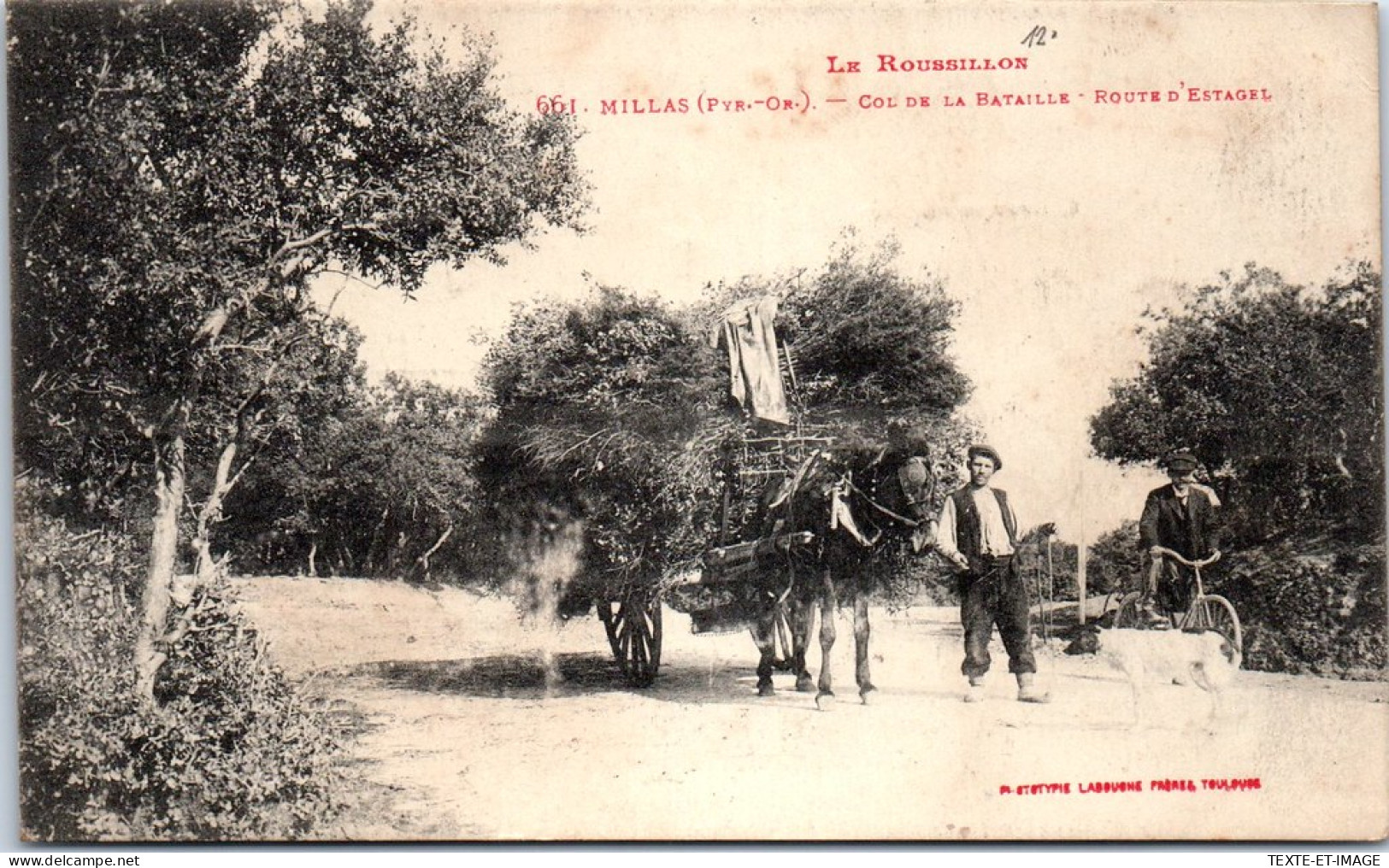 66 MILLAS - Col De La Bataille Route D'estagel - Autres & Non Classés