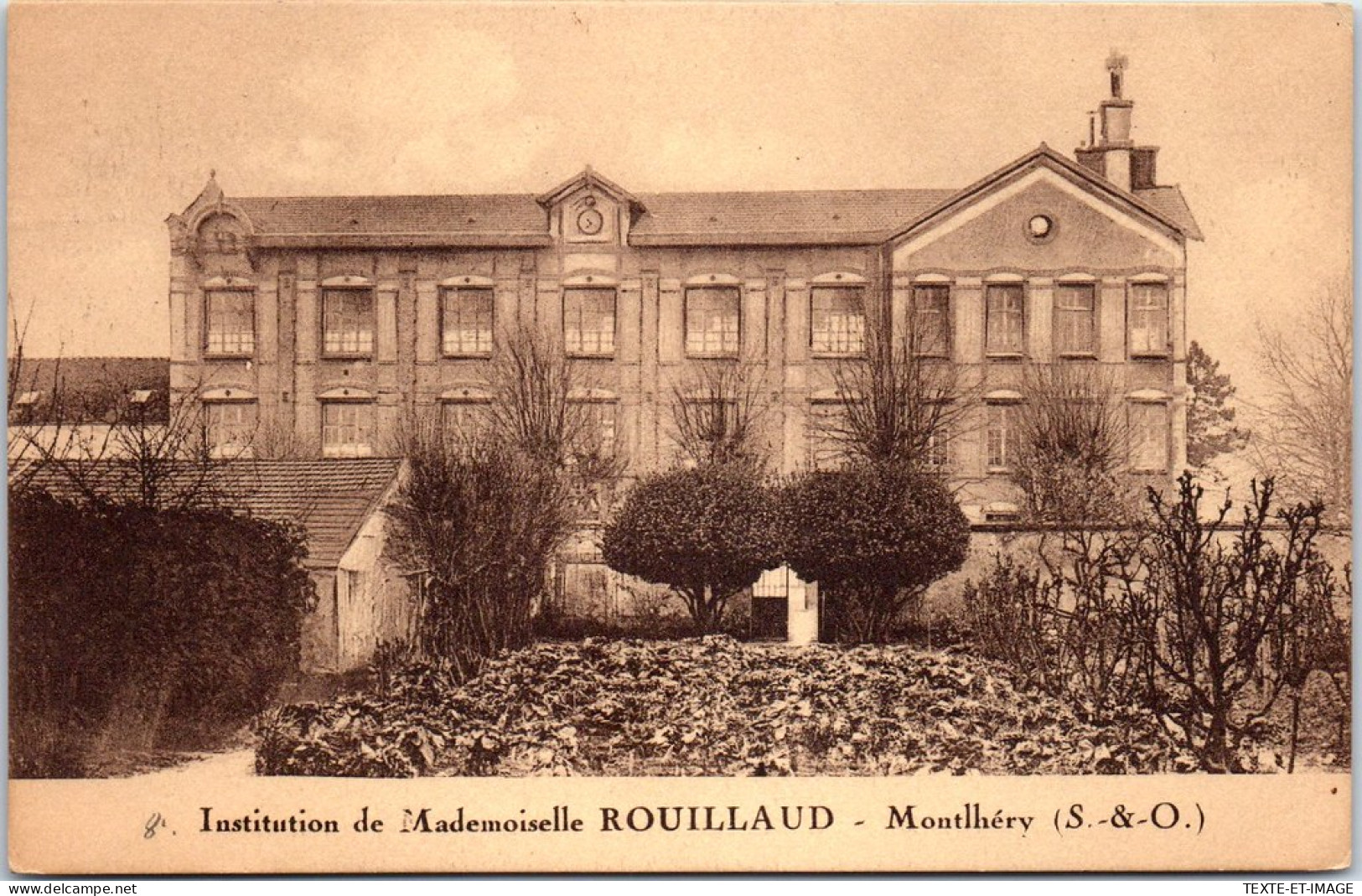 91 MONTLHERY - Institution Melle ROUILLAUD  - Montlhery