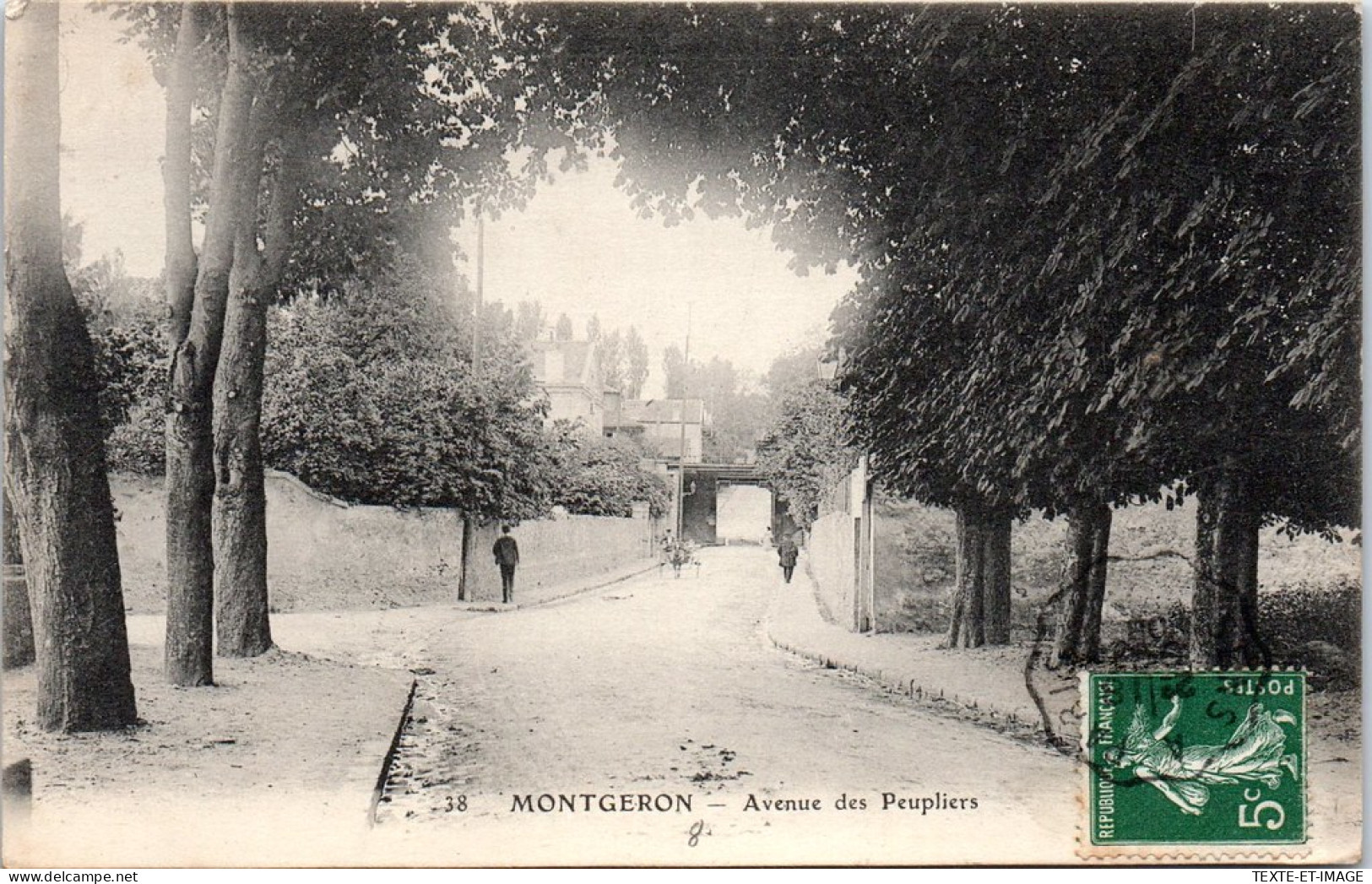 91 MONTGERON - L'avenue Des Peupliers.  - Montgeron