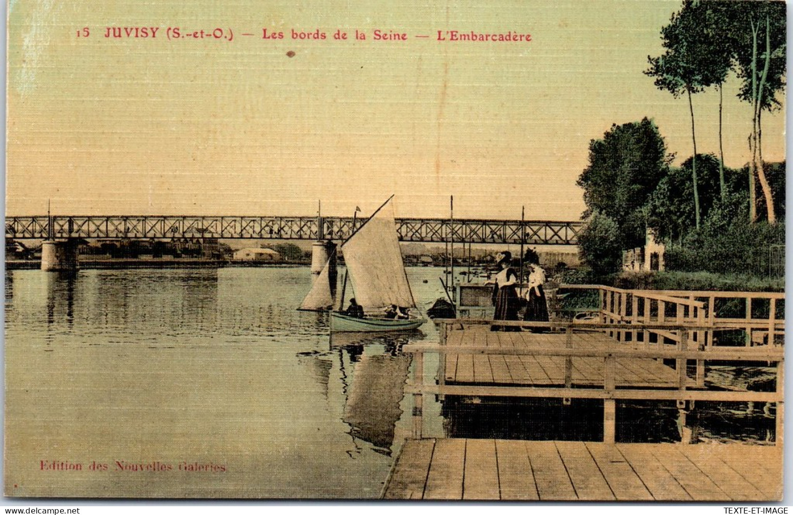 91 JUVISY - Les Bords De La Seine, L'embarcadere. - Juvisy-sur-Orge