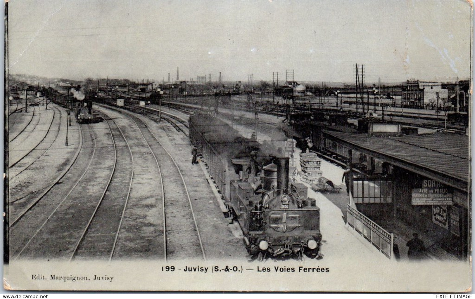 91 JUVISY - Les Voies Ferrees  - Juvisy-sur-Orge