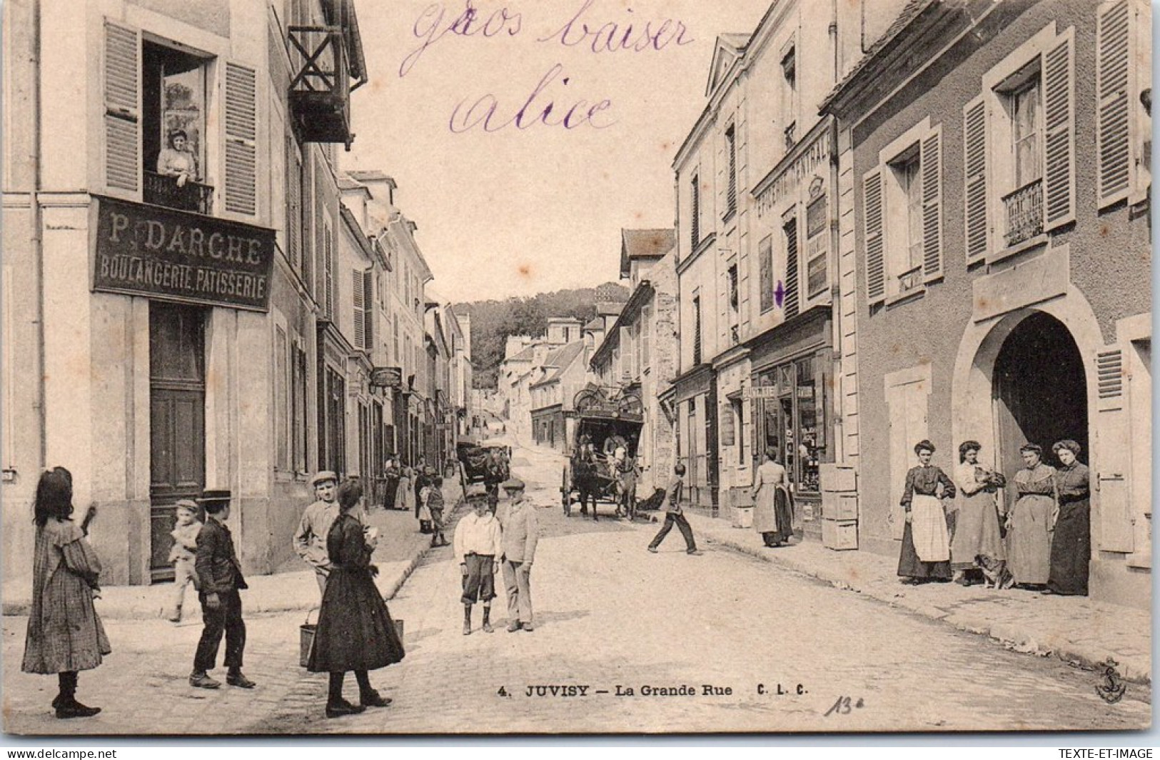 91 JUVISY - Vue De La Grande Rue. - Juvisy-sur-Orge