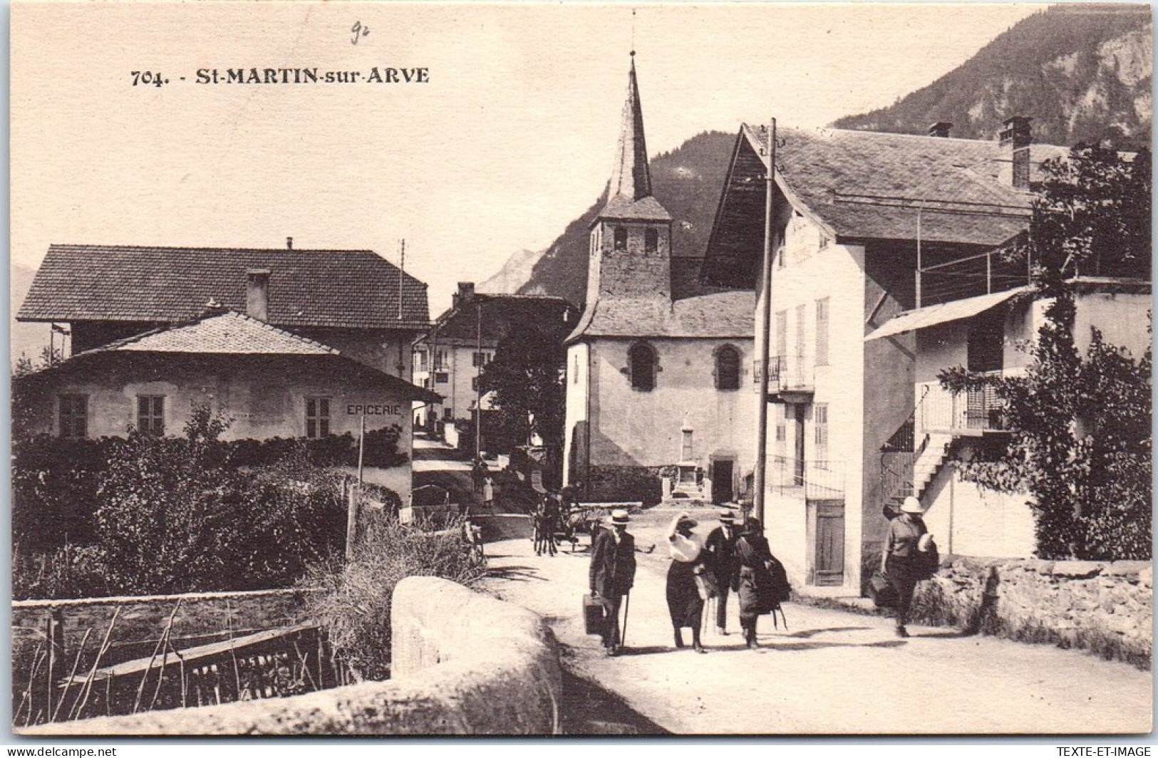 74 SAINT MARTIN SUR ARVE - Le Centre Du Village  - Other & Unclassified