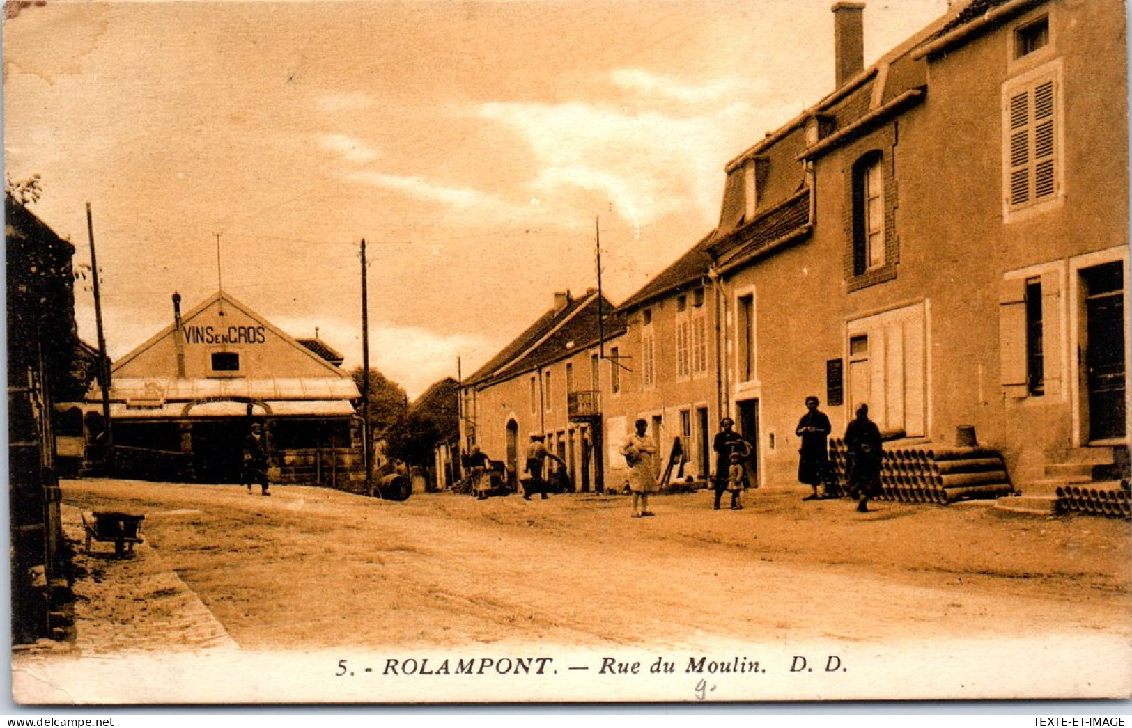 52 ROLAMPONT - La Rue Du Moulin.  - Autres & Non Classés