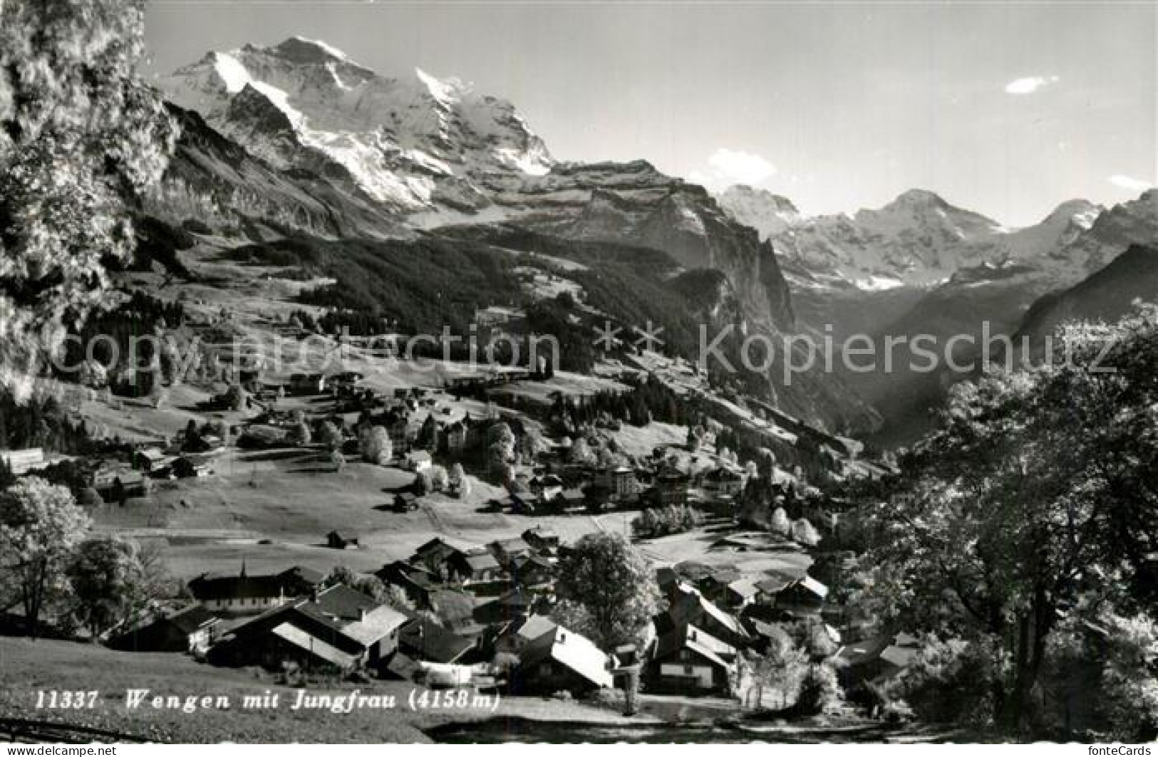 13191887 Wengen BE Mit Jungfrau Wengen BE - Otros & Sin Clasificación