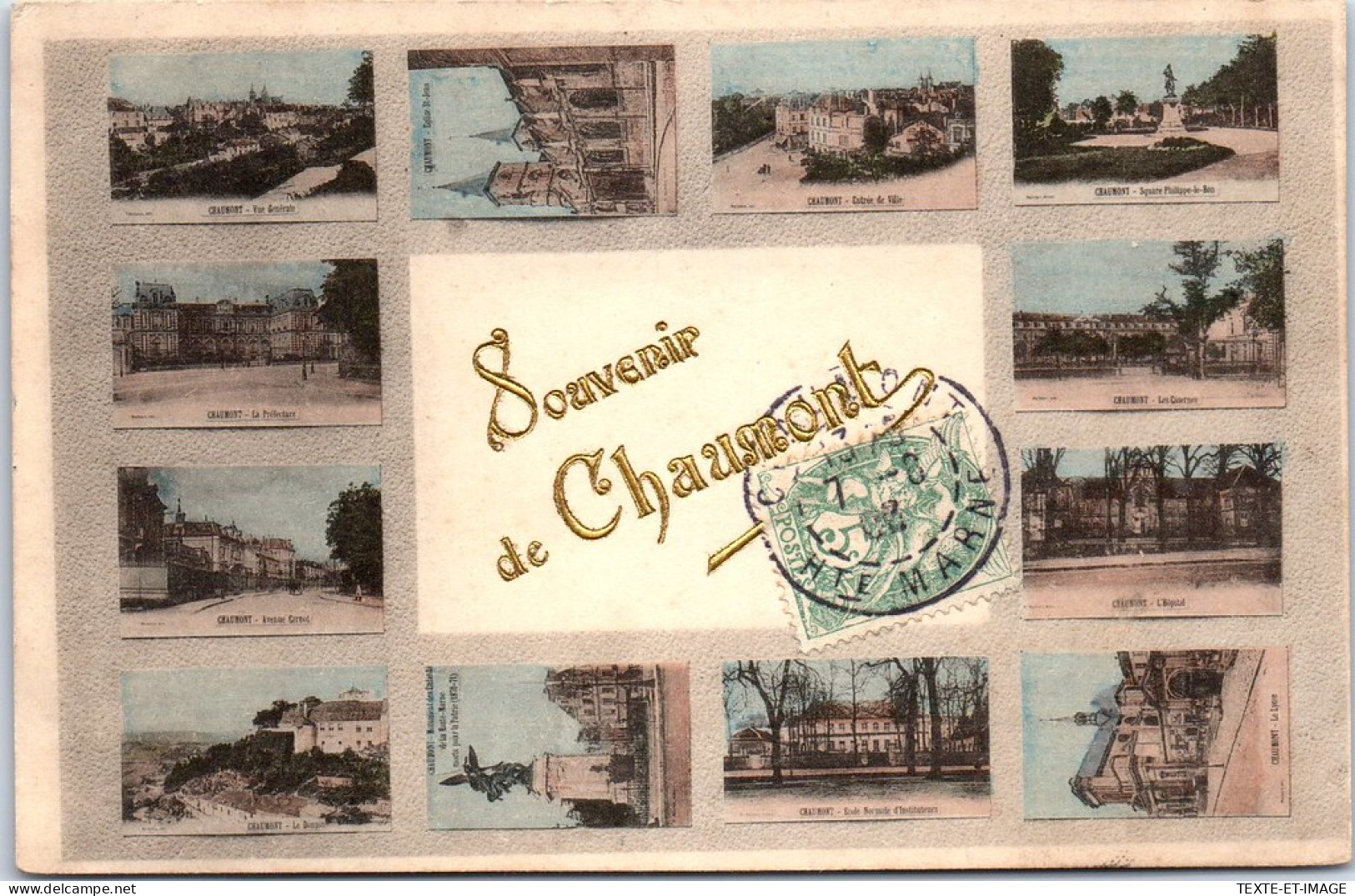 52 CHAUMONT - Un Souvenir De Chaumont.  - Chaumont