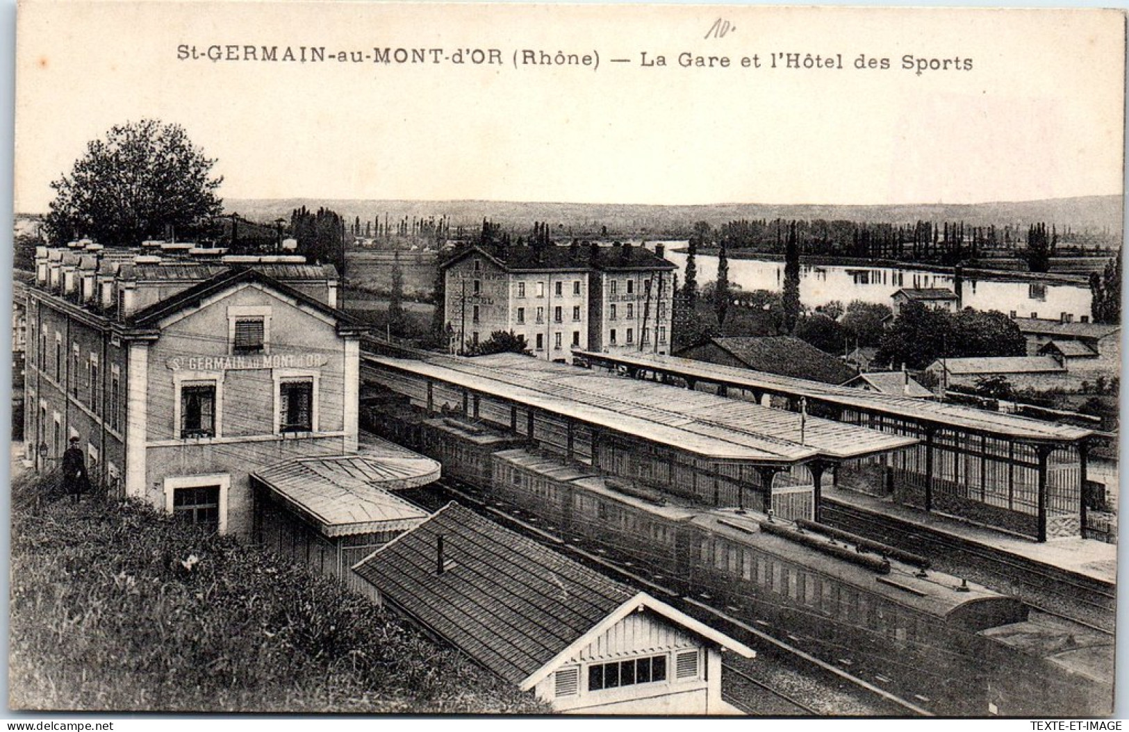 69 SAINT GERMAIN AU MONT D'OR - Vue De La Gare  - Sonstige & Ohne Zuordnung