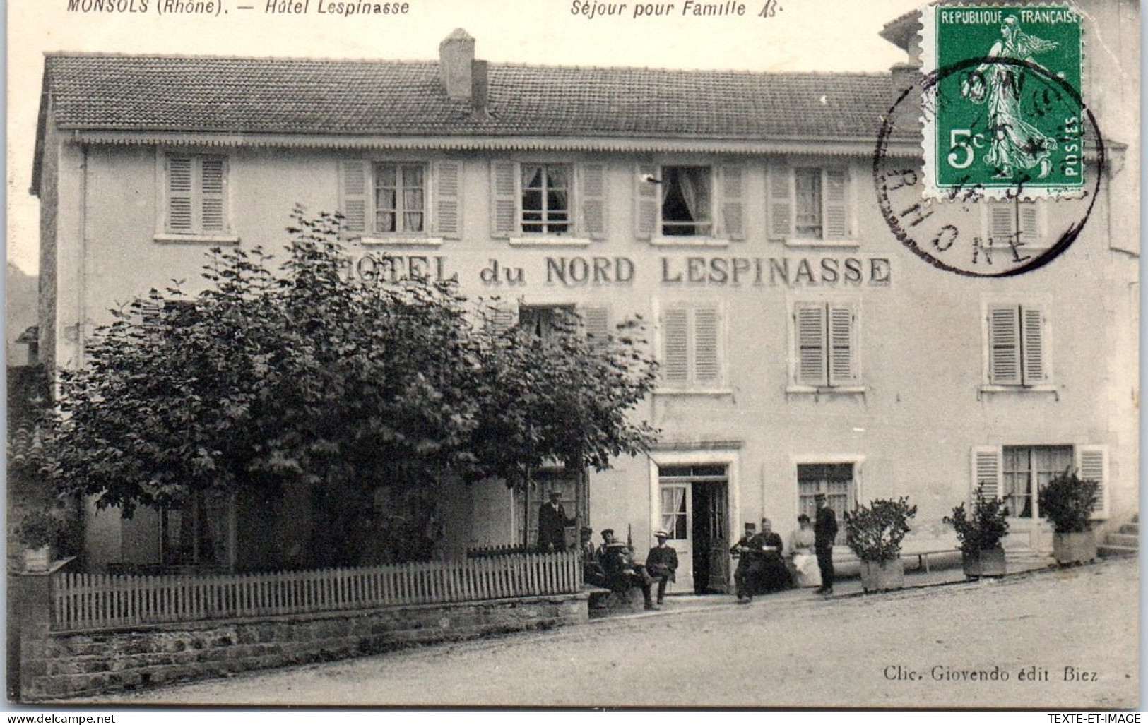 69 MONSOLS - L'hotel Lespinasse.  - Andere & Zonder Classificatie