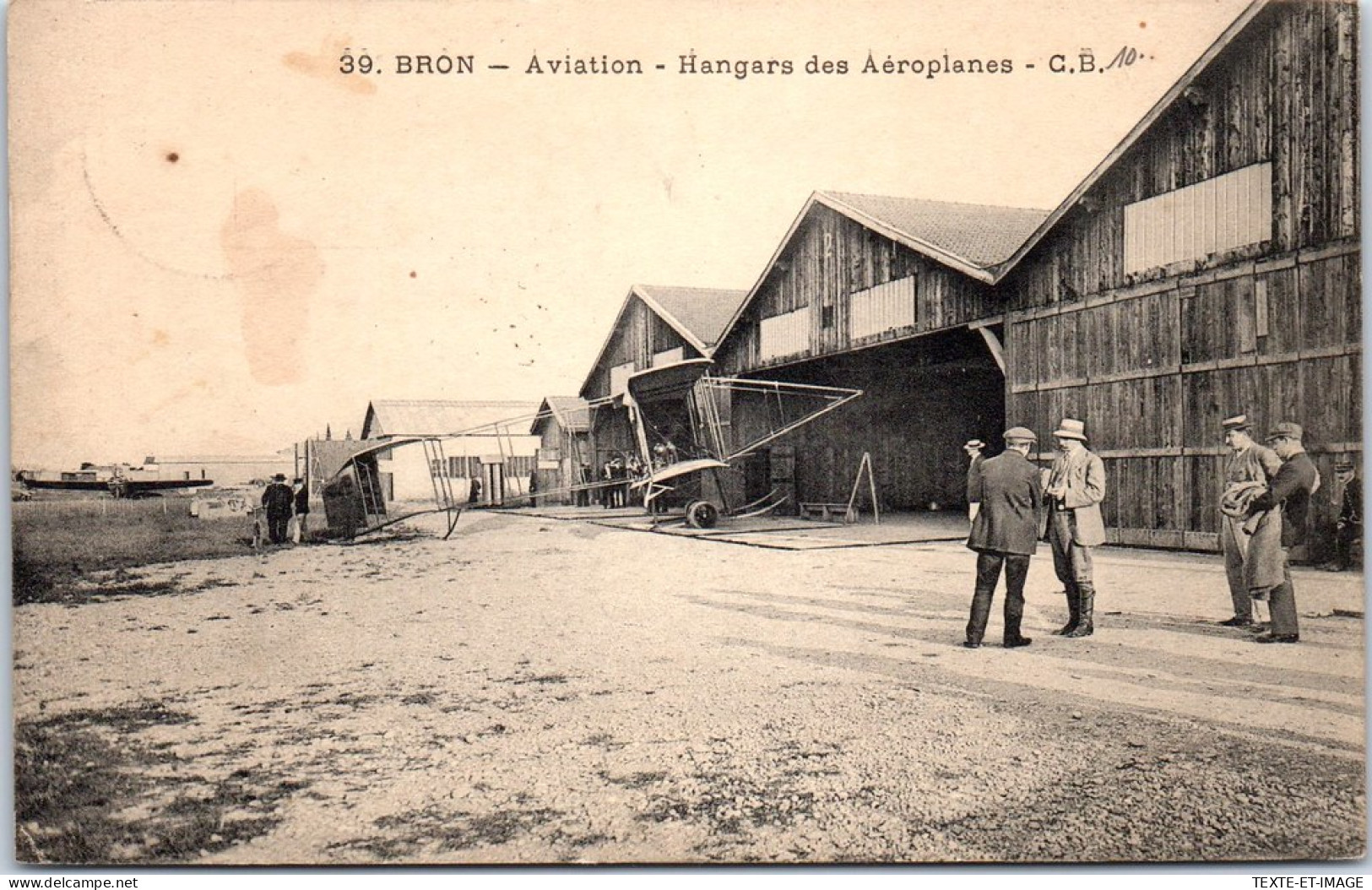 69 BRON - Aviation, Hangars Des Aeroplanes - Bron