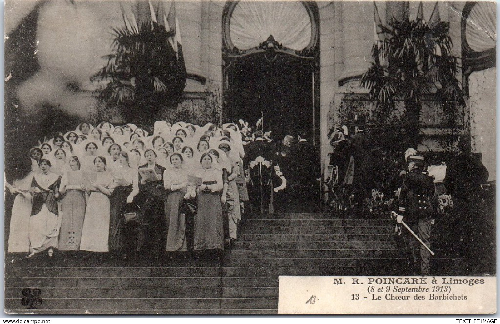 87 LIMOGES - Visite De Poincare, Choeur Des Barbichets  - Limoges