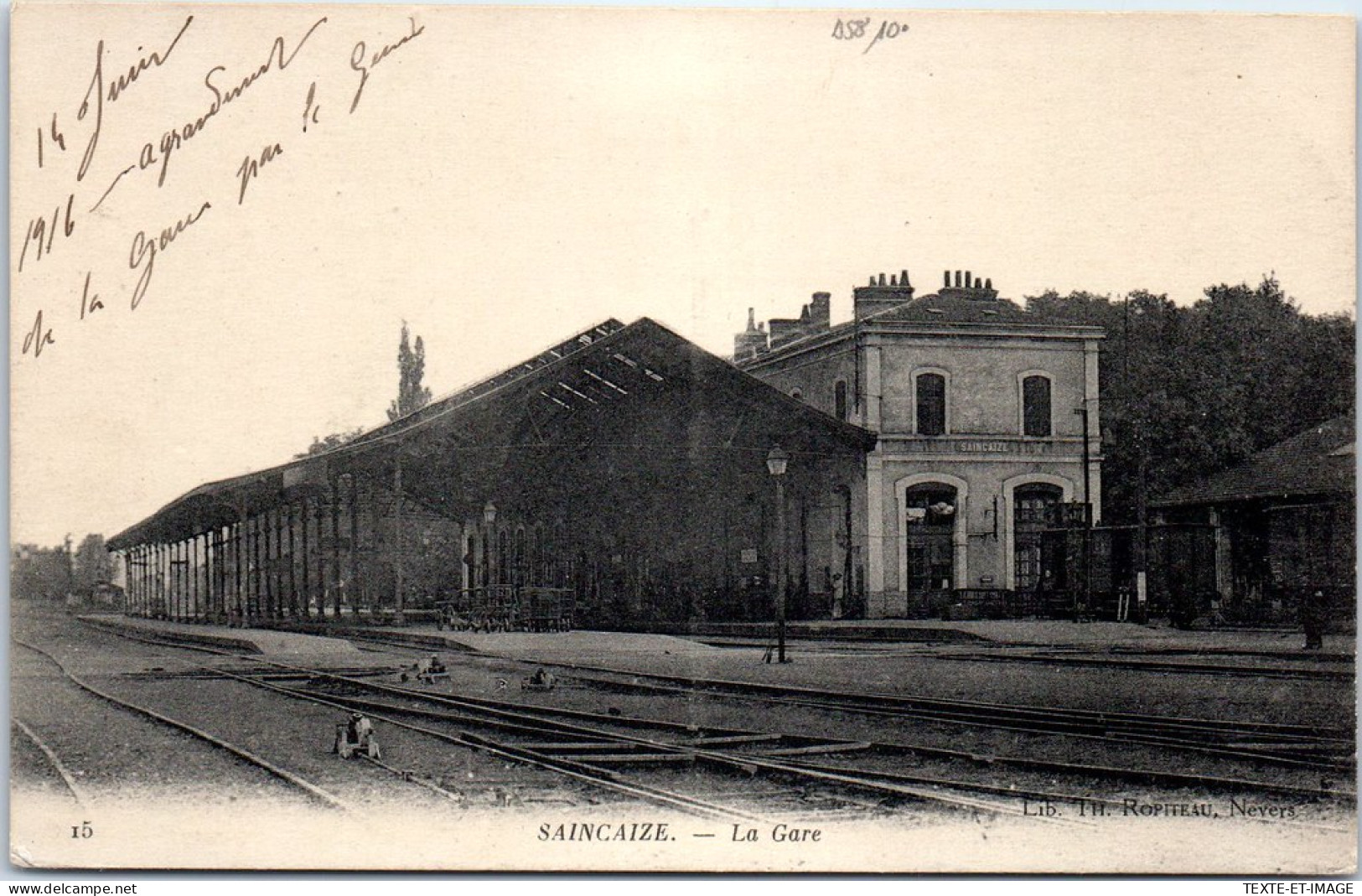 58 SAINCAIZE - Vue De La Gare -  - Altri & Non Classificati