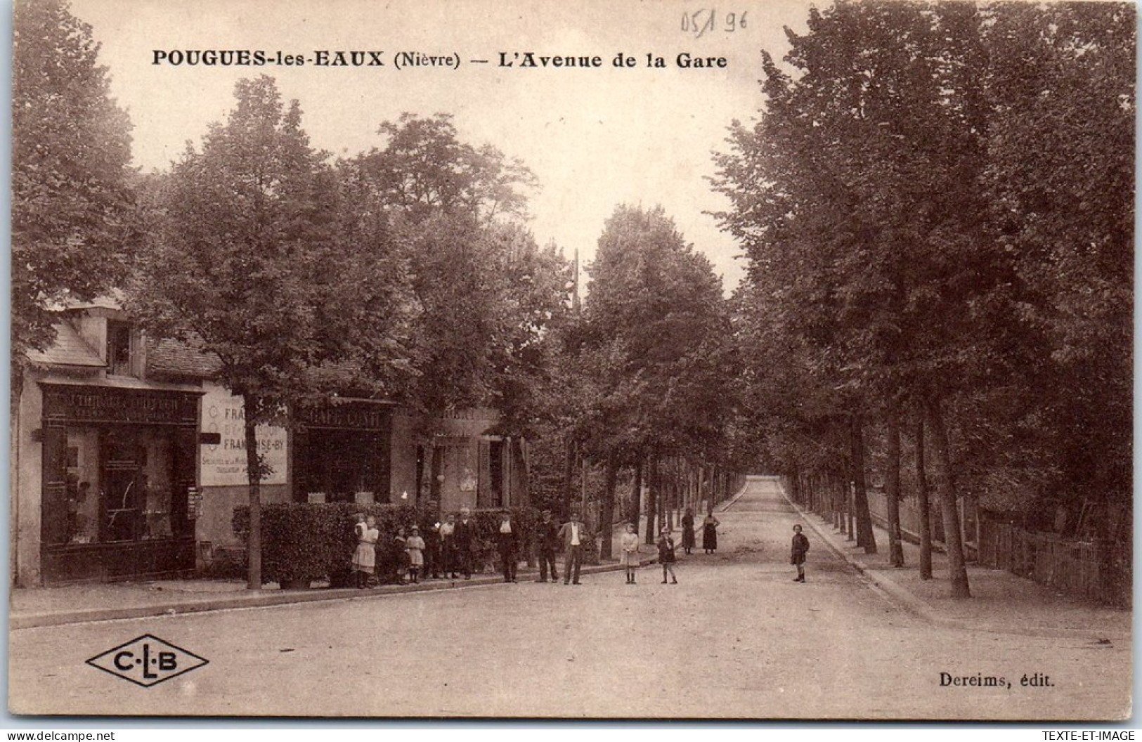 58 POUGUES LES EAUX - L'avenue De La Gare -  - Pougues Les Eaux