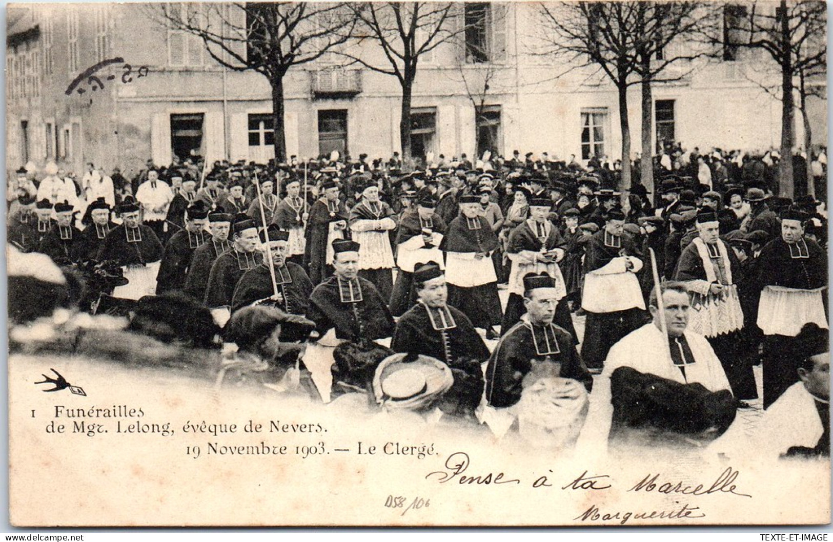 58 NEVERS - Funerailles De Mgr Lelong, Le Clerge  - Nevers