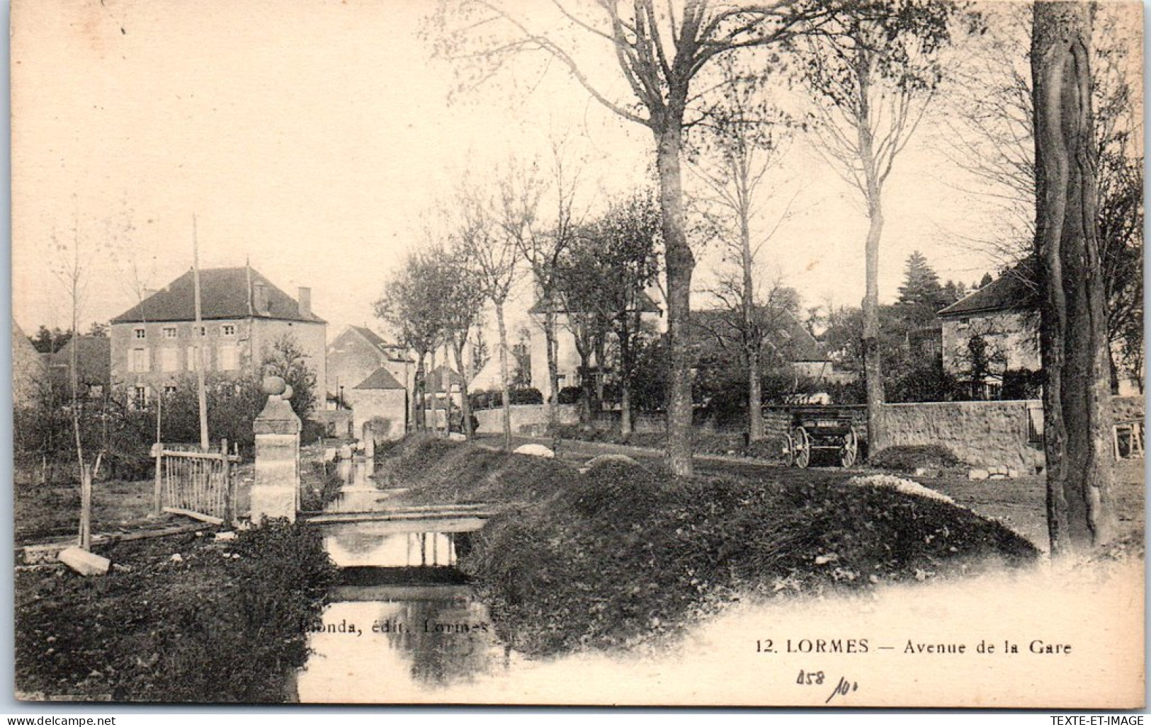 58 LORMES - L'avenue De La Gare  - Lormes