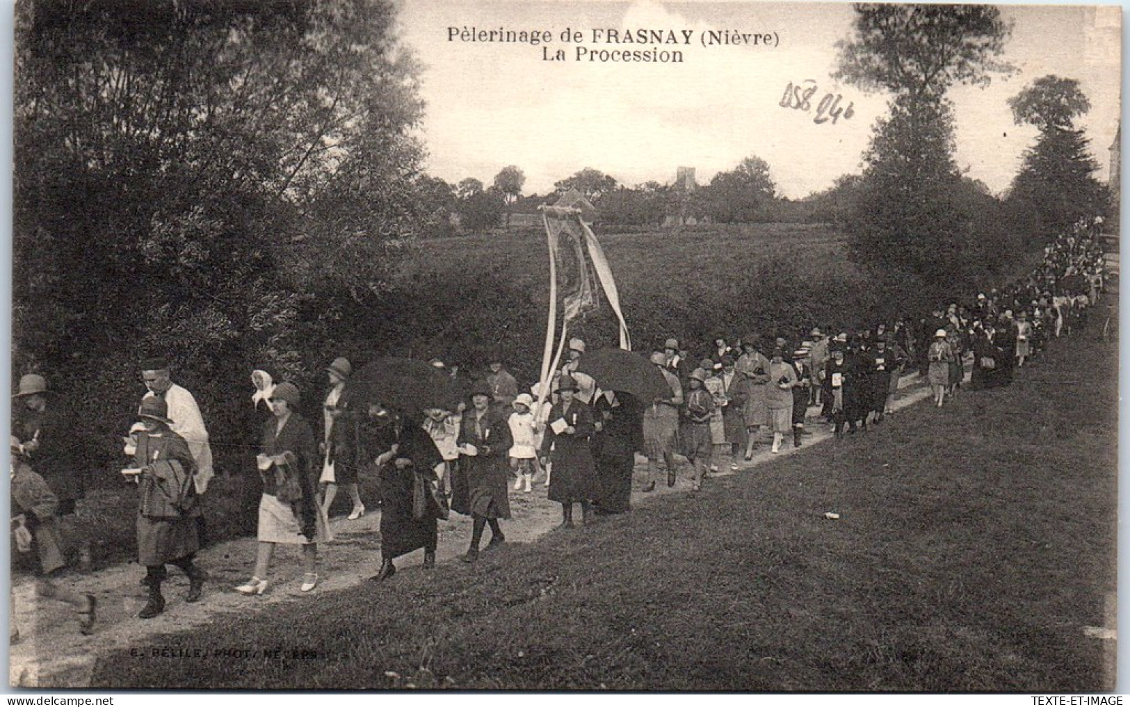 58 FRASNAY - Vue Partielle De La Procession  - Other & Unclassified
