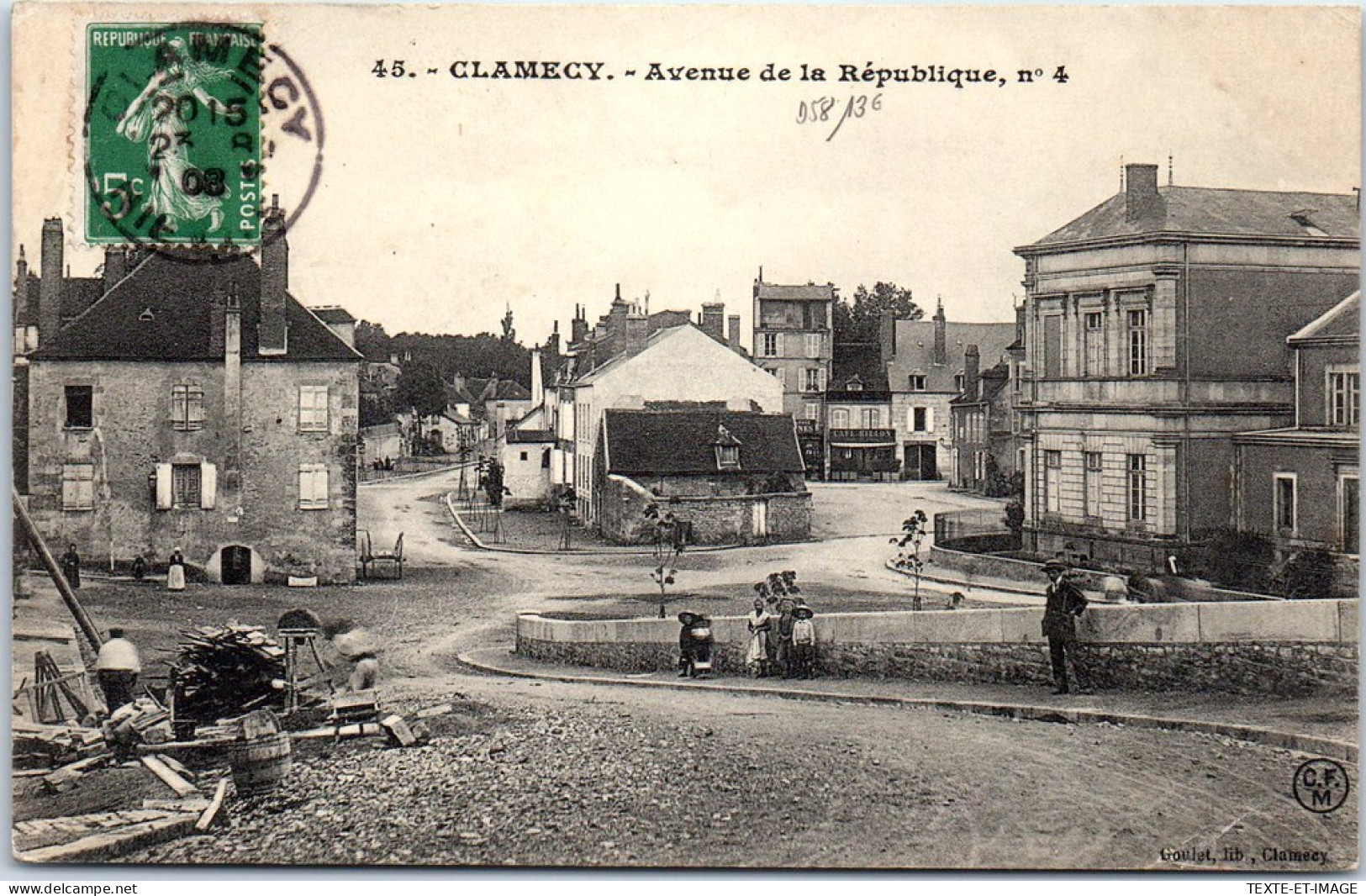 58 CLAMECY - Avenue De La Republique N°4 - Clamecy