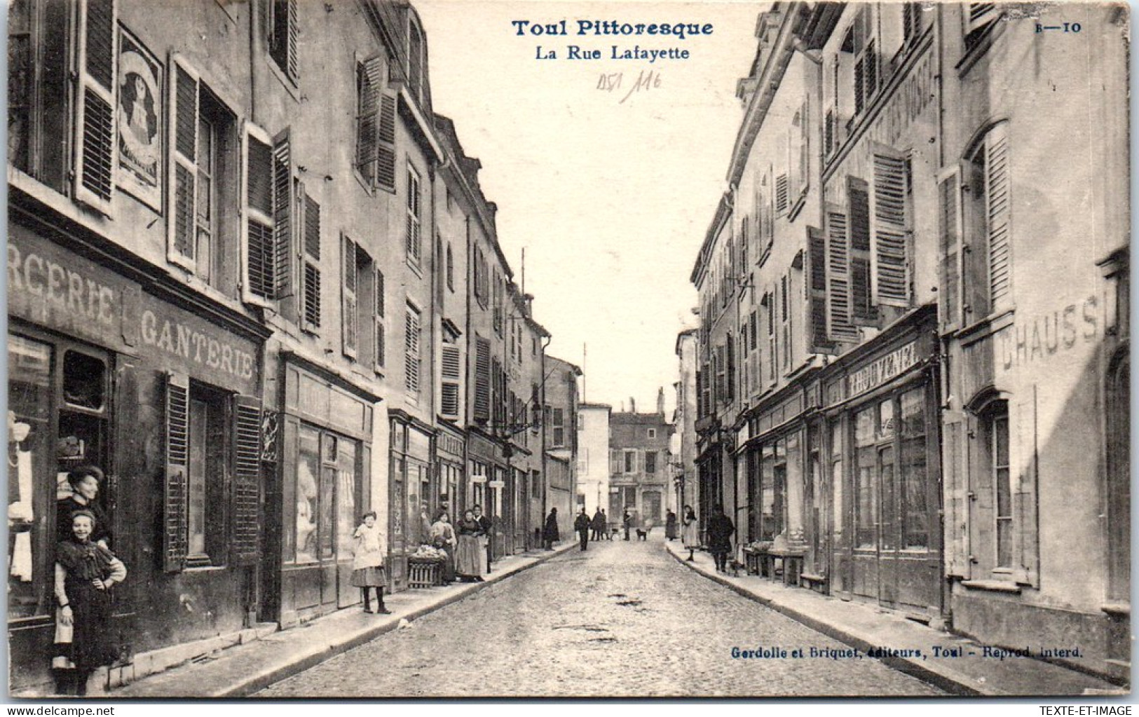 54 TOUL - La Rue Lafayette -  - Toul