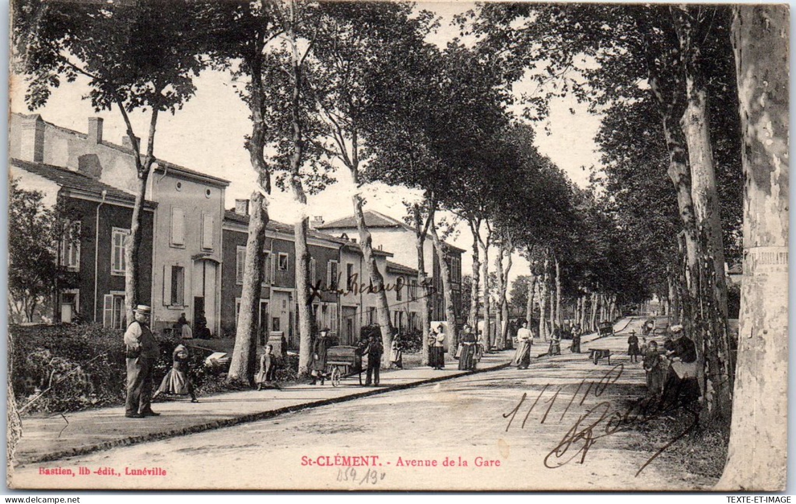 54 SAINT CLEMENT - Vue De L'avenue De La Gare  - Other & Unclassified