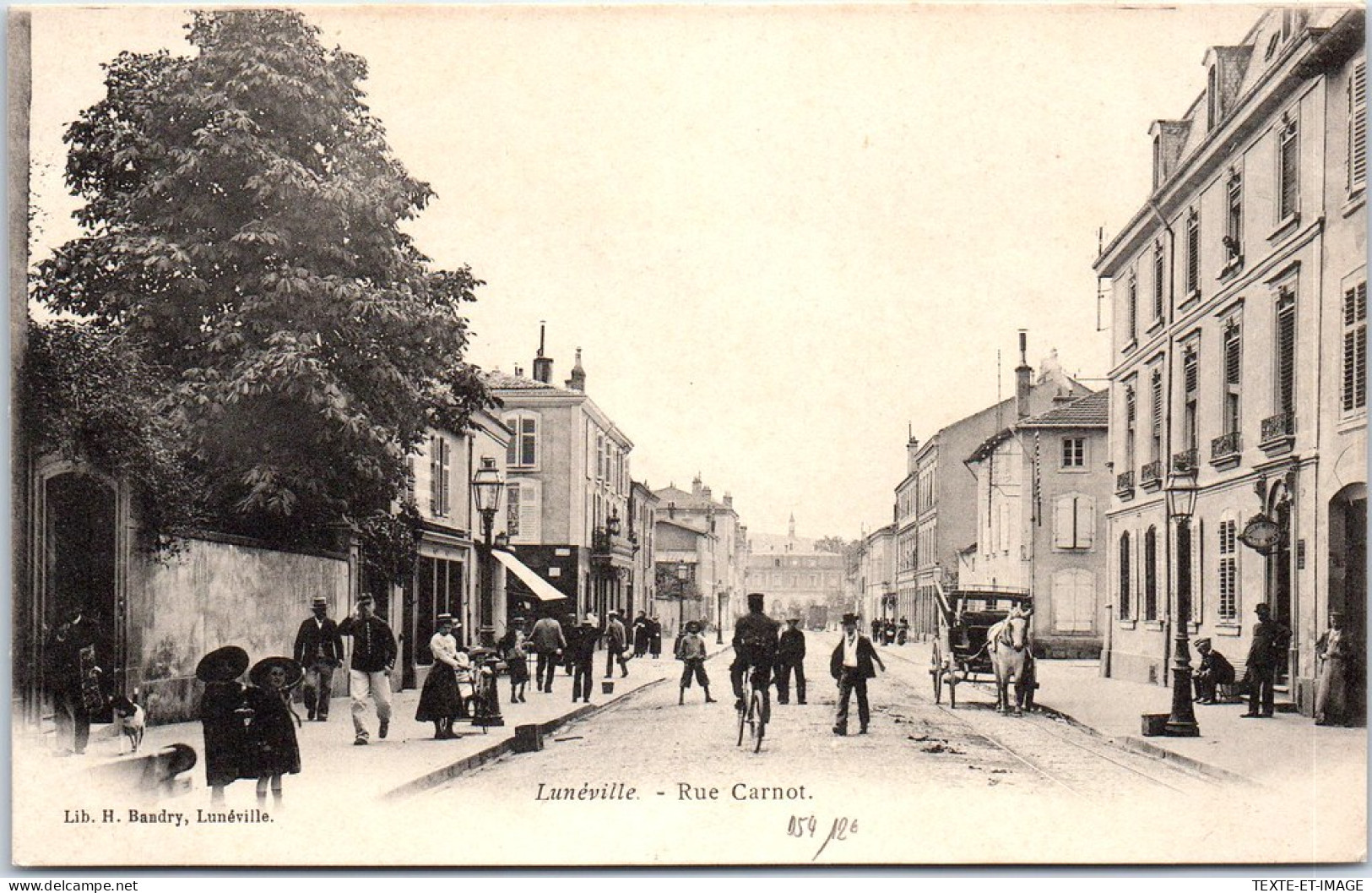 54 LUNEVILLE - Vue De La Rue Carnot -  - Luneville