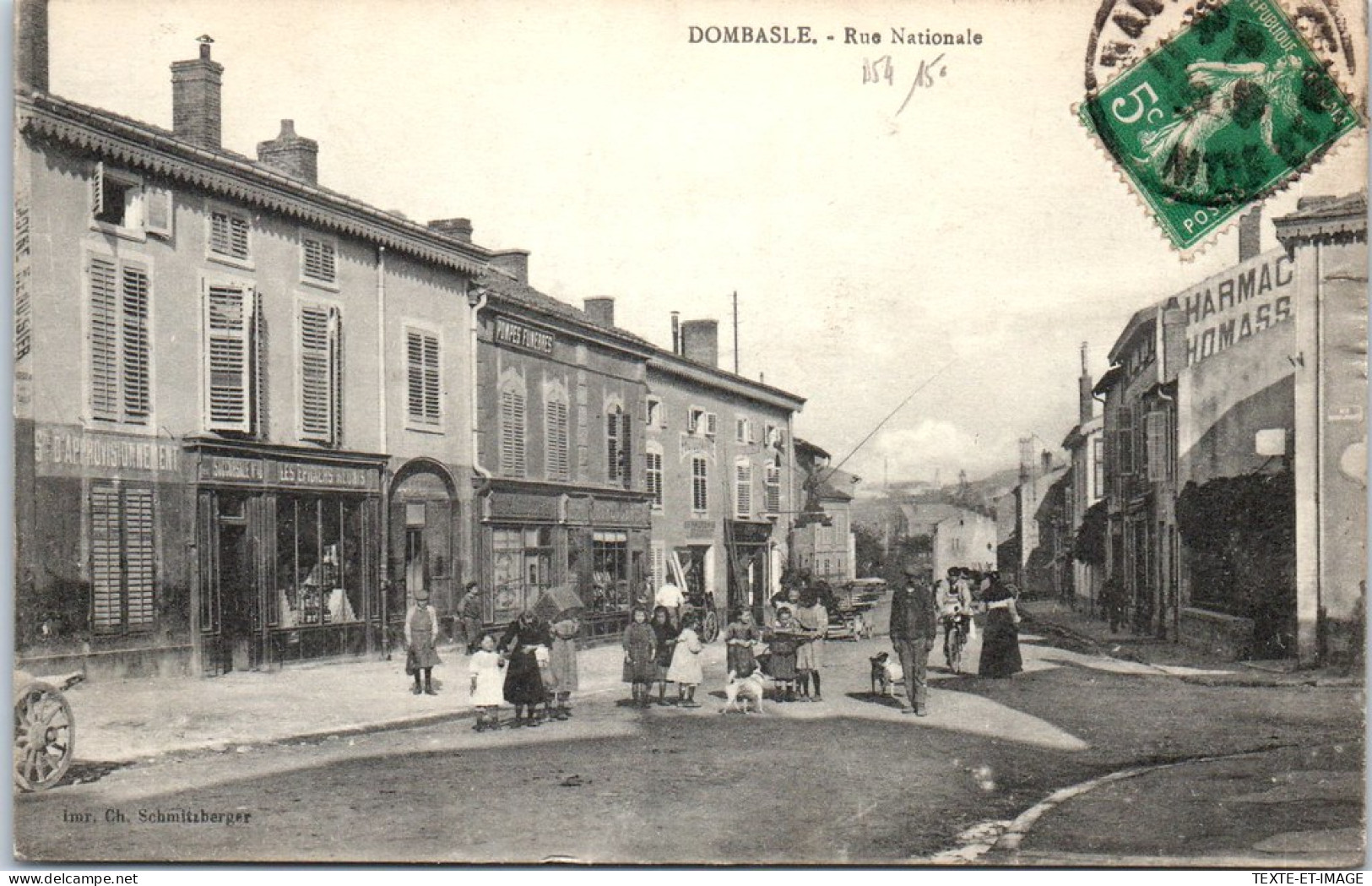 54 DOMBASLE - Vue De La Rue Principale  - Andere & Zonder Classificatie