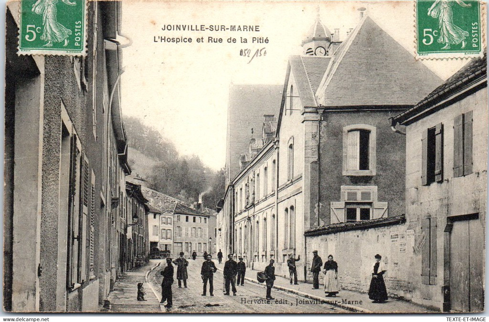 52 JOINVILLE SUR MARNE - L'hospice Et Rue De La Pitie  - Joinville