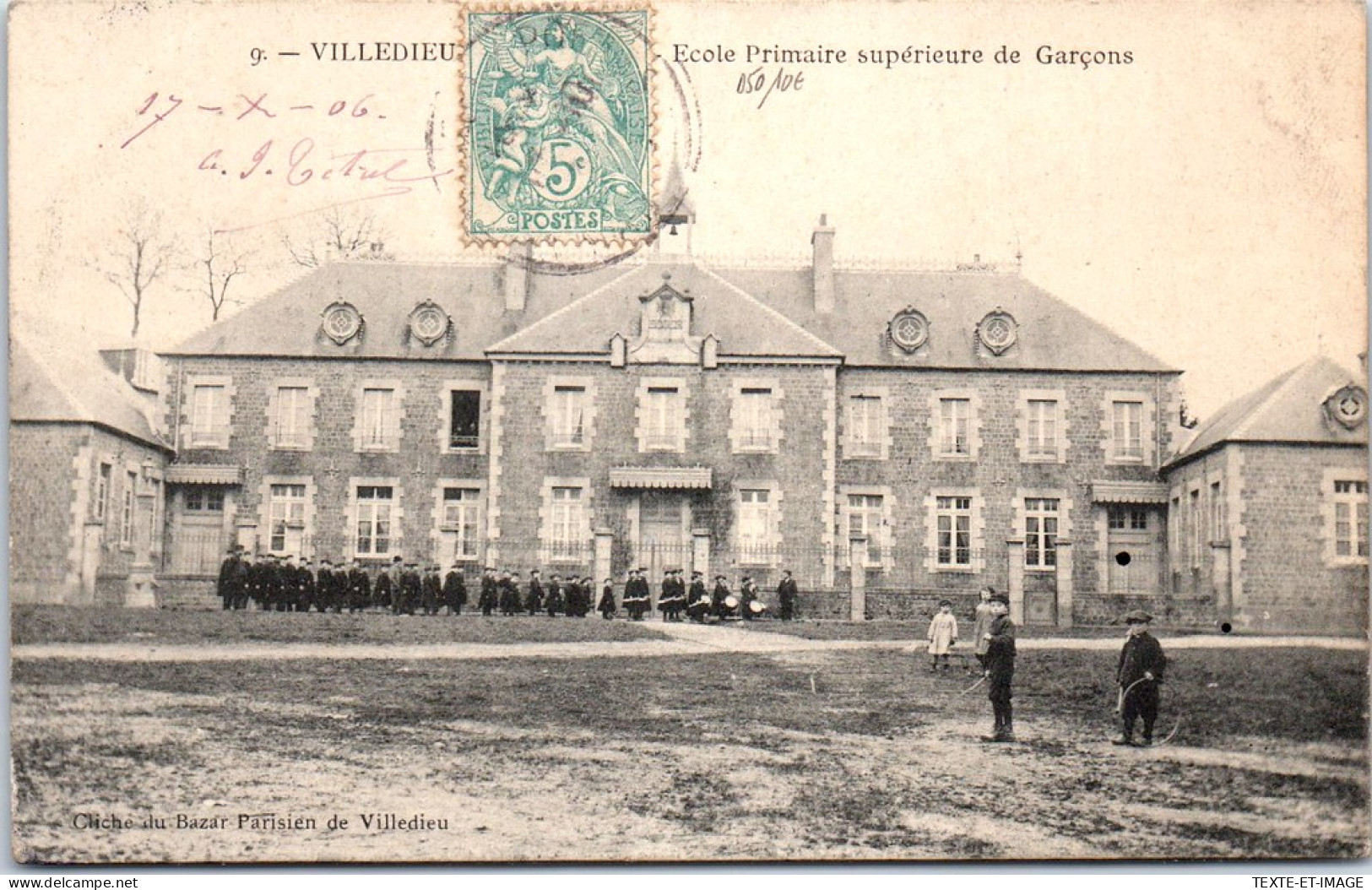 50 VILLEDIEU - Ecole Primaire Superieure De Garçons  - Villedieu
