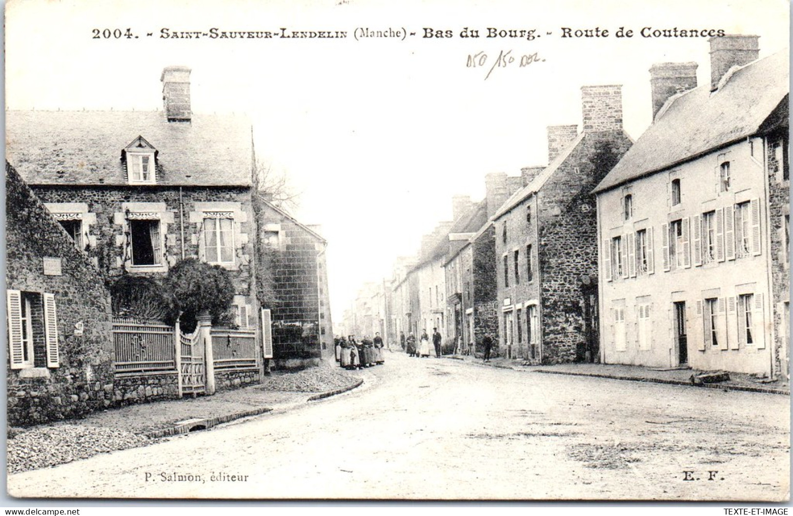 50 SAINT SAUVEUR LENDELIN - Bas Bourg, La Route De Coutances - Autres & Non Classés